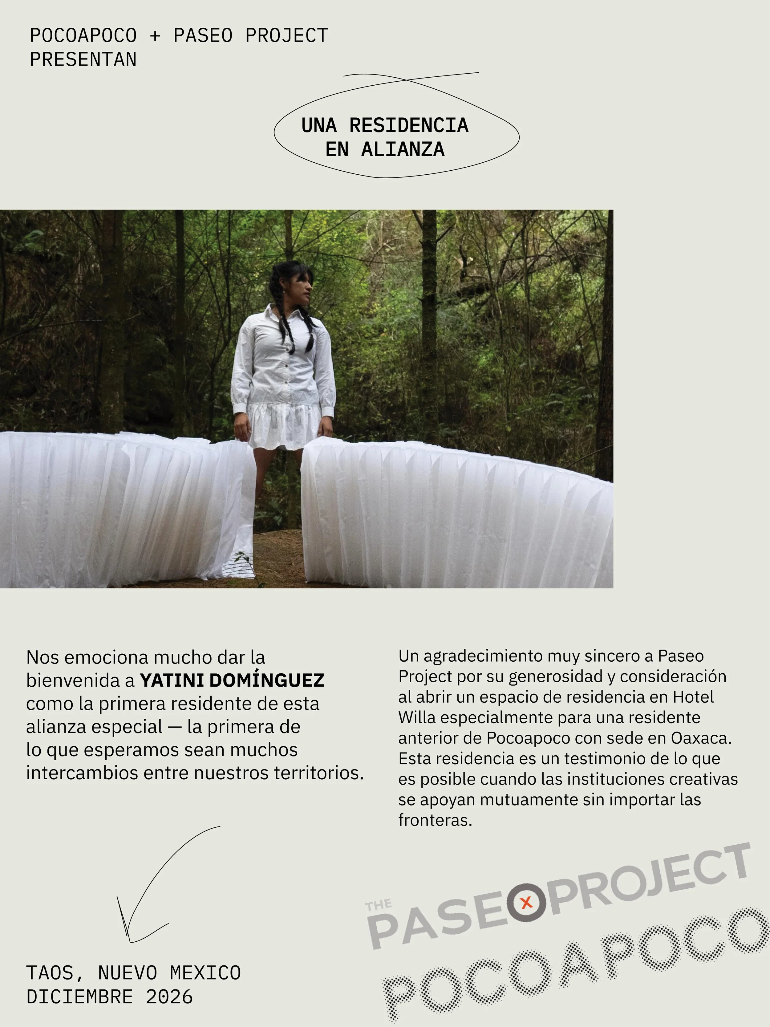 Collaborative Residency with Paseo Project