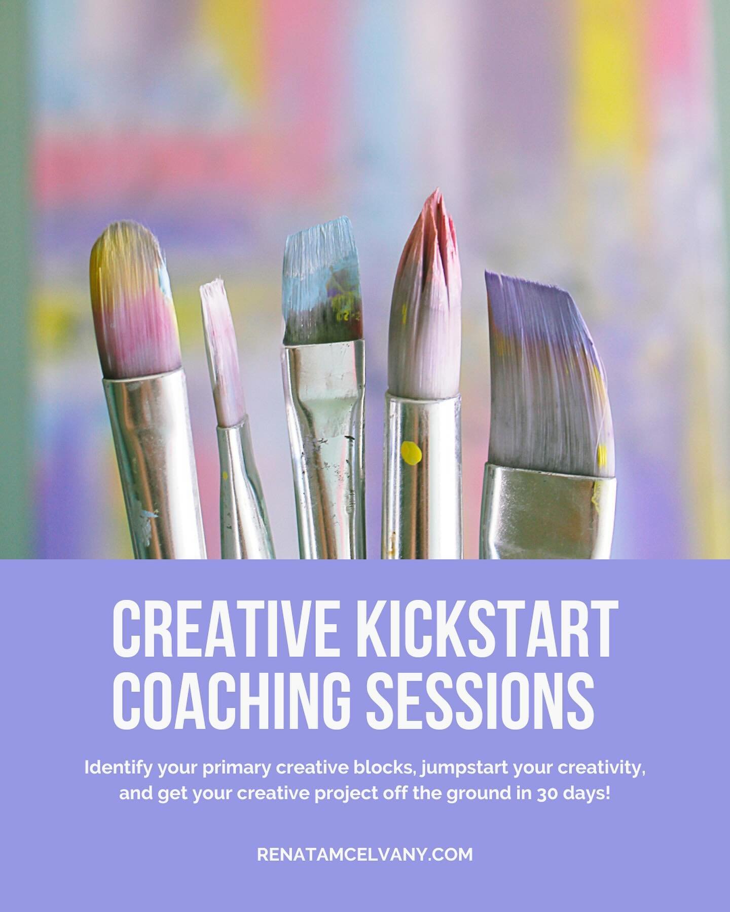 Creative friends! Are you ready to finally get your creative project off the ground? 

Well, I have just the thing for you! I&rsquo;m introducing an exciting new offering, CREATIVE KICKSTART SESSIONS! 🤩🥳🎉🎉🎉

These are my brand new laser focused 