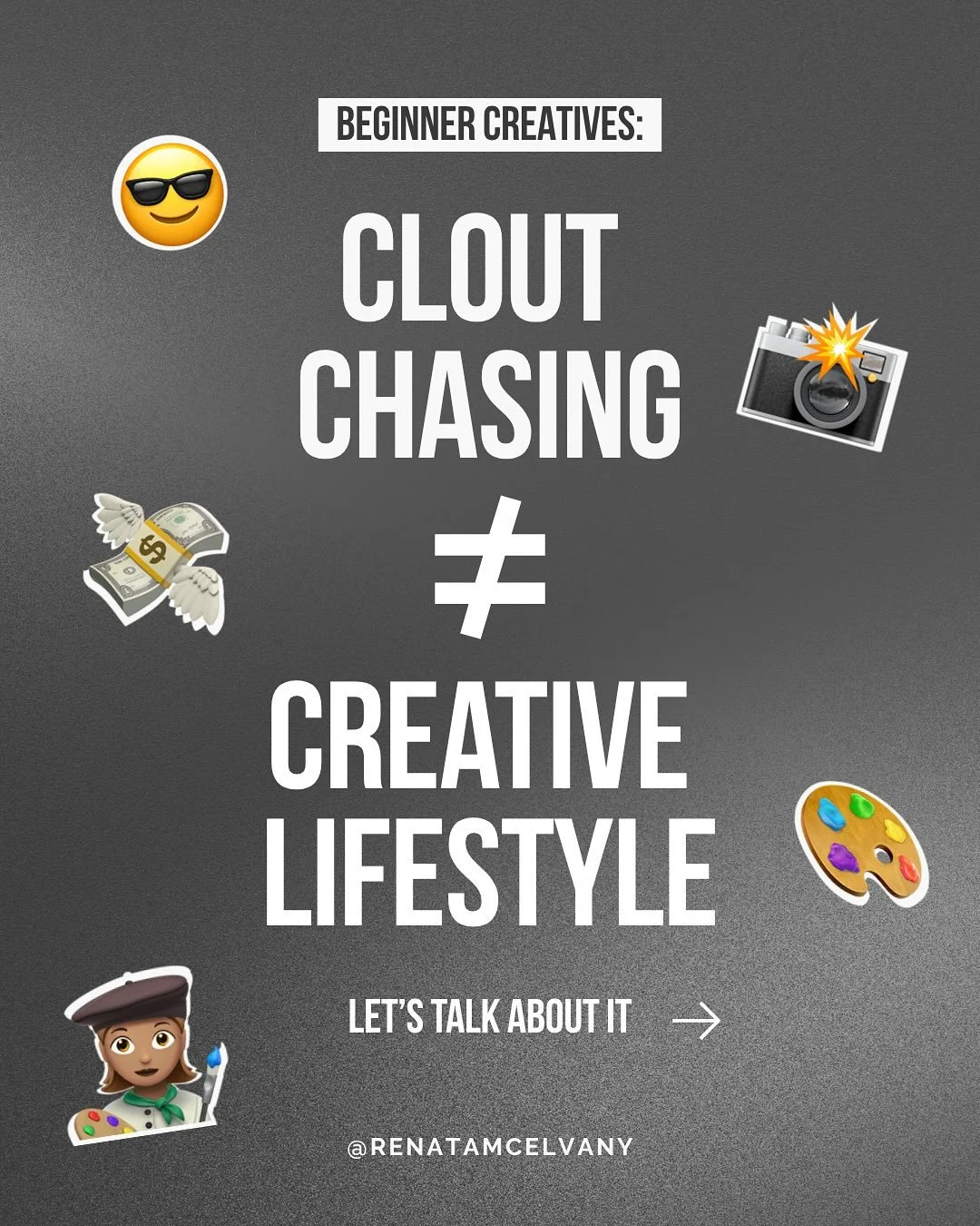 Let&rsquo;s be so for real. You don&rsquo;t wanna be creative. You wanna be liked. 🫣

In a world full of clout-chasing and fixation with aesthetics, it&rsquo;s easy to look creative without ever actually creating anything.

But if you&rsquo;re const