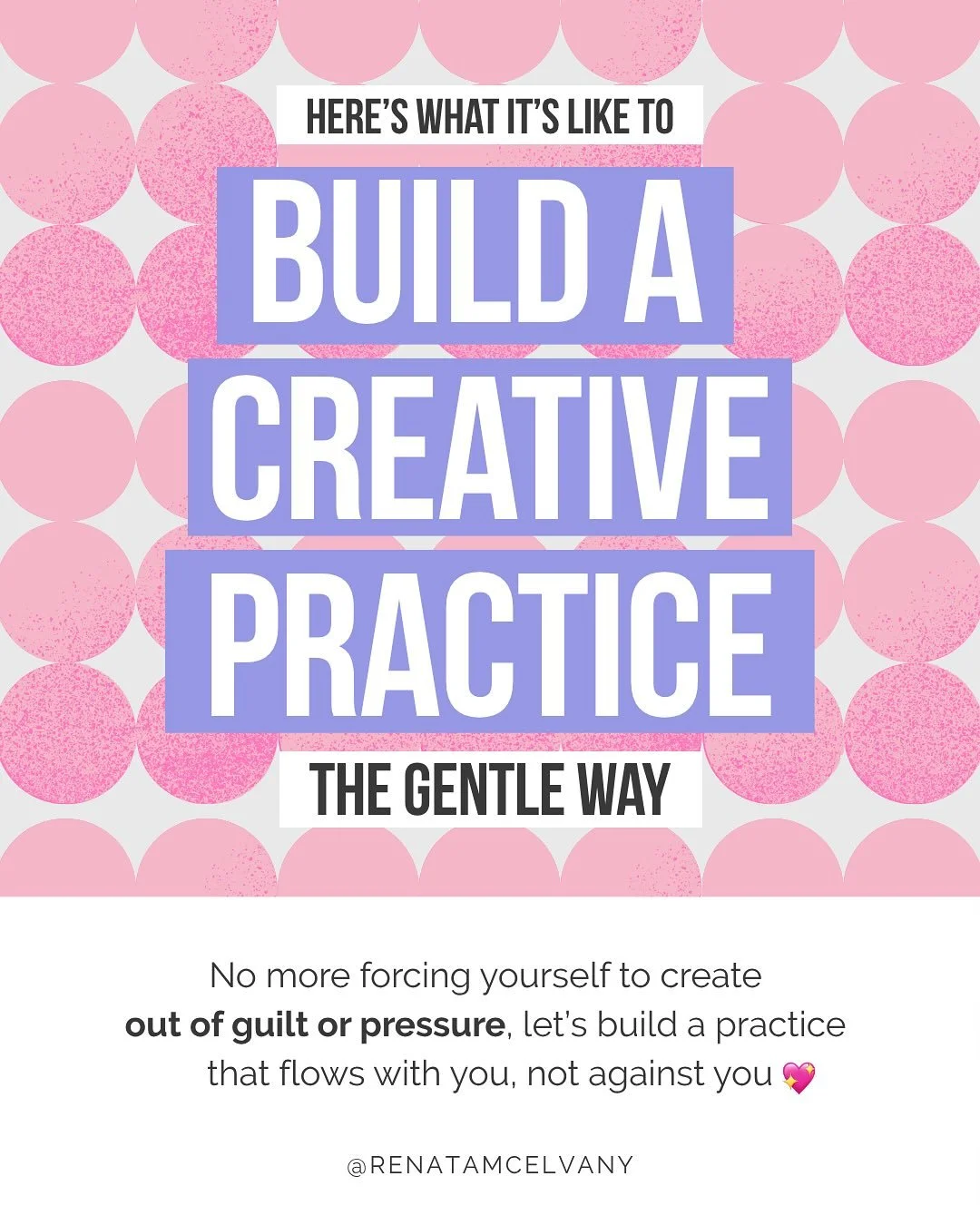 Most people try to build a creative habit by forcing themselves to be more disciplined. But what if consistency didn&rsquo;t have to feel like pressure? 😅

My approach helps you build a creative practice that moves with your natural rhythm.

One tha