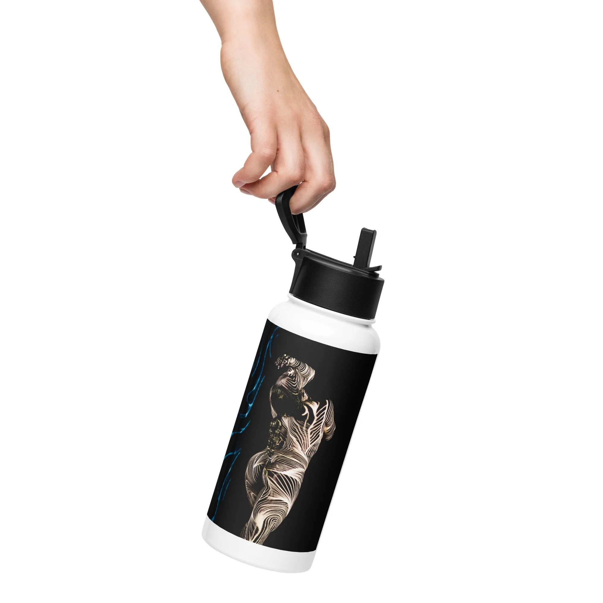 Connective Restraint — Water Bottle | Art-Inspired Design