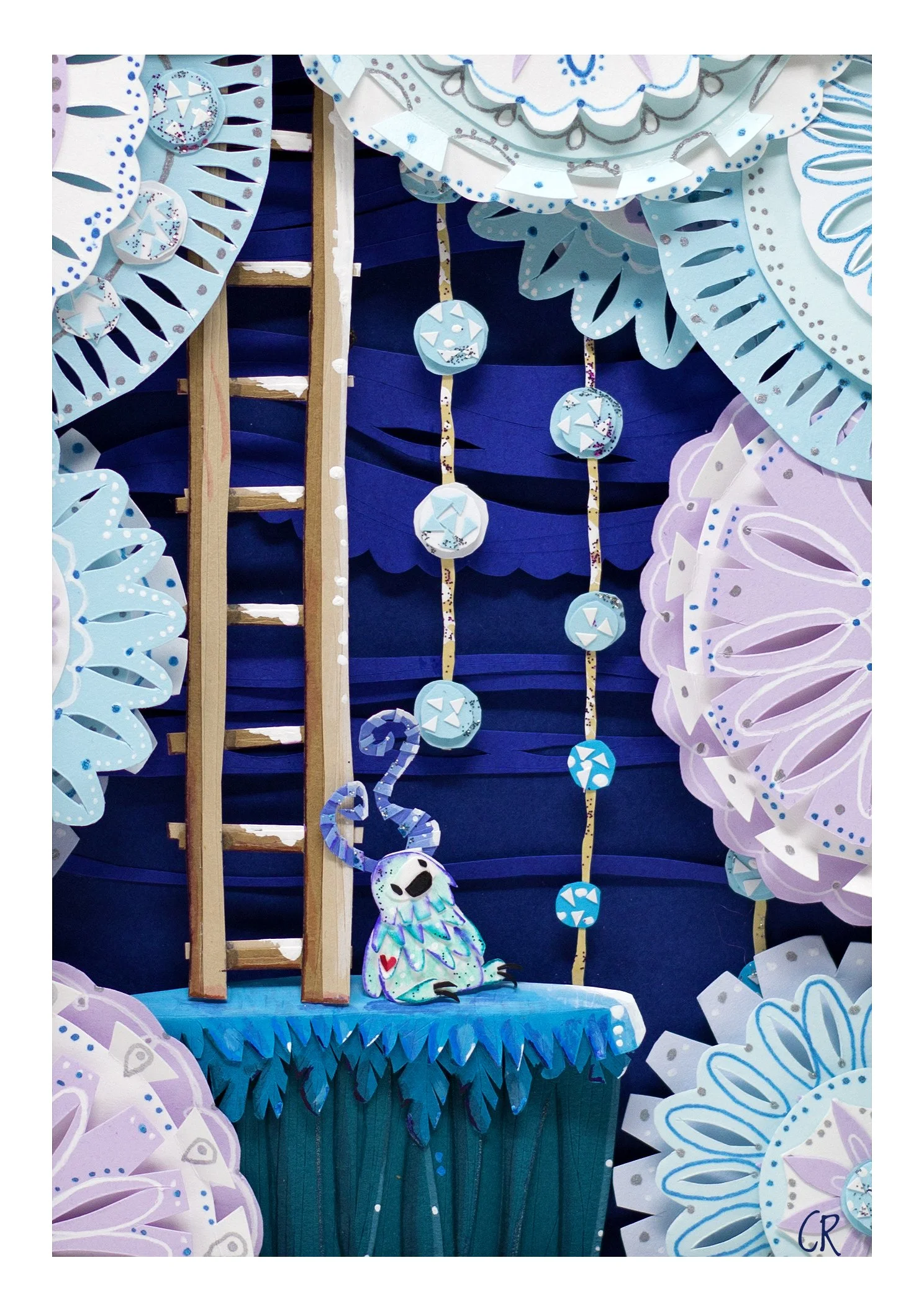Cut Paper Snow Maker