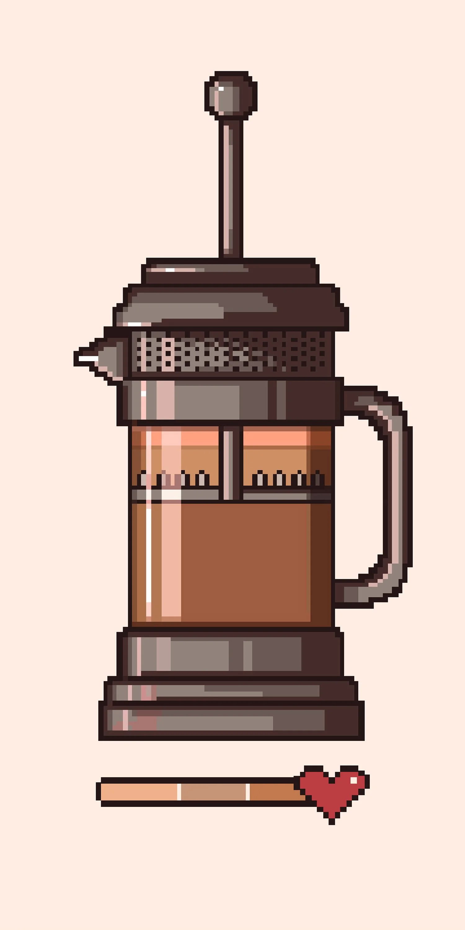 Pixel French Press
