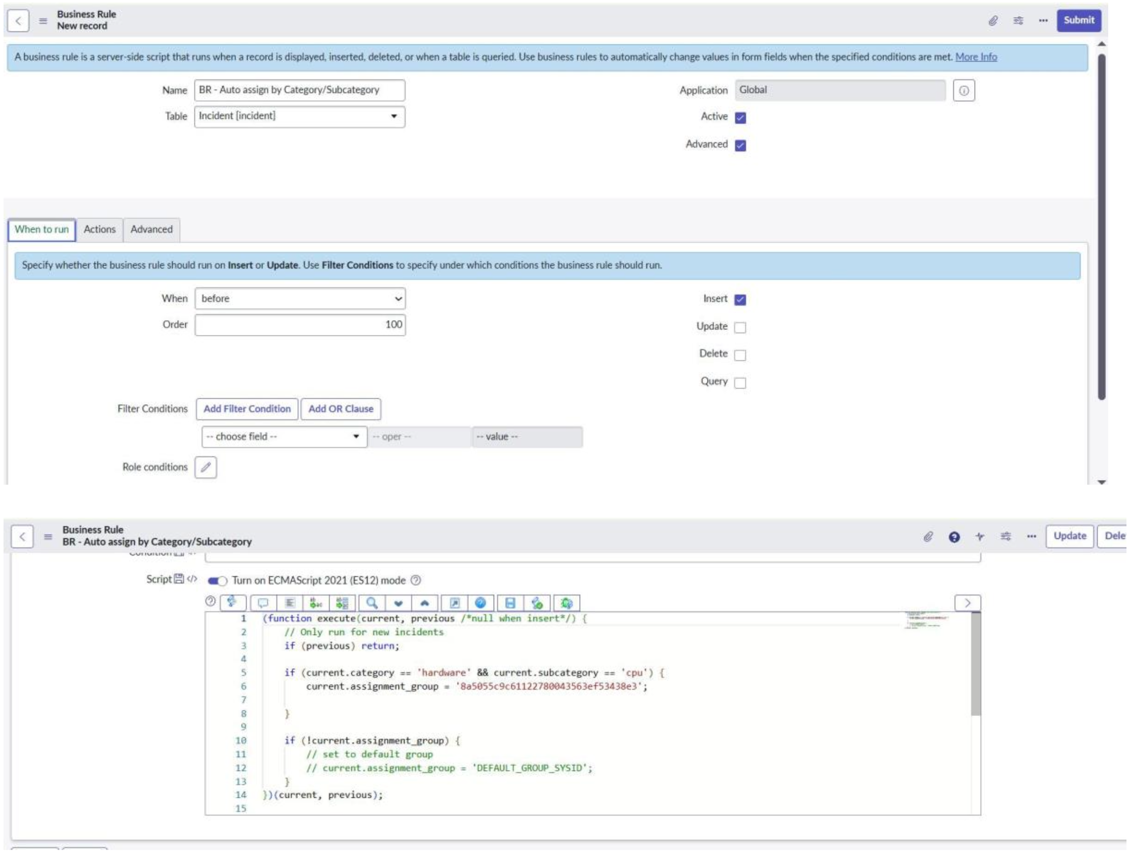 When to Use OOB Over Custom Implementations in ServiceNow — esolutionsONE