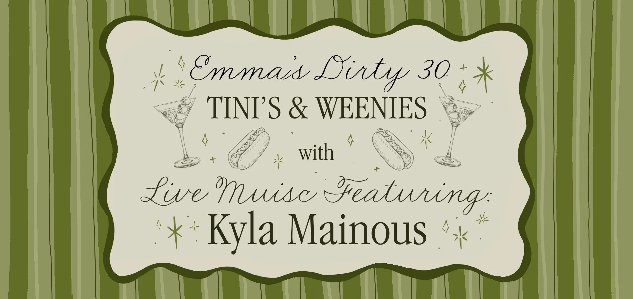 Live Music: Kyla Mainous + Tini’s &amp; Weenies