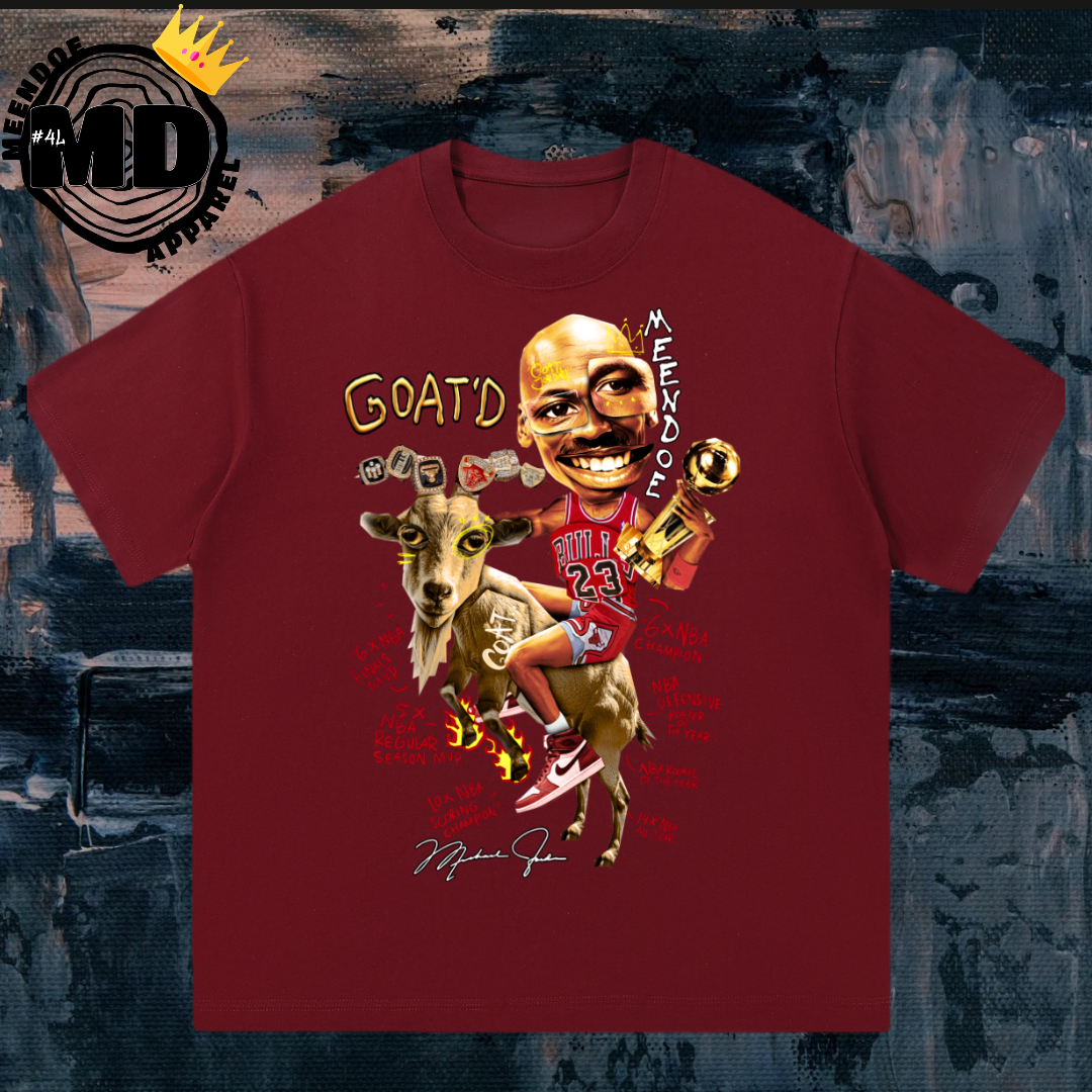 "GOAT'D" Essentials Tee (Red Font)