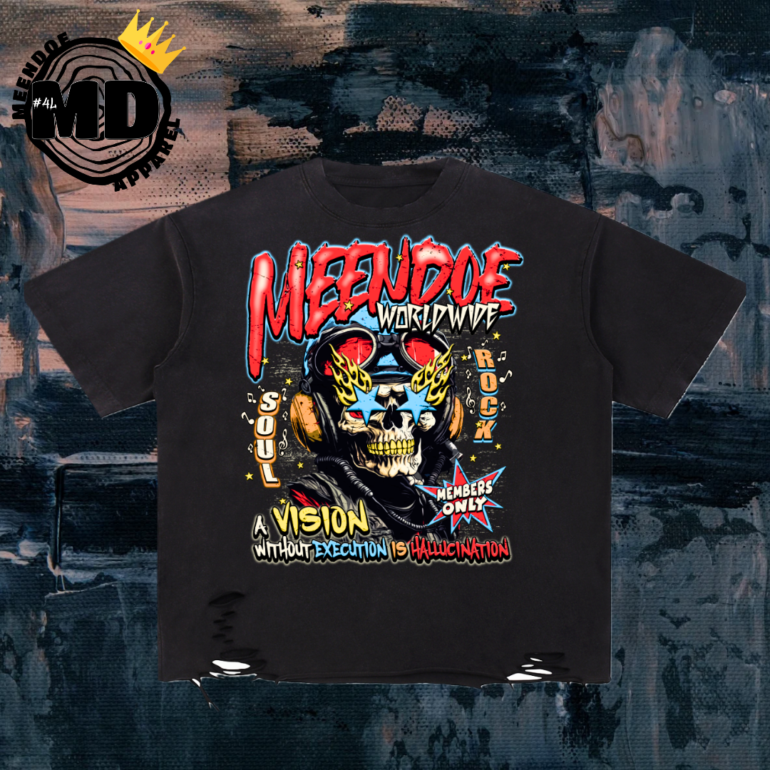 "Soul Rock" Snow Washed Tee