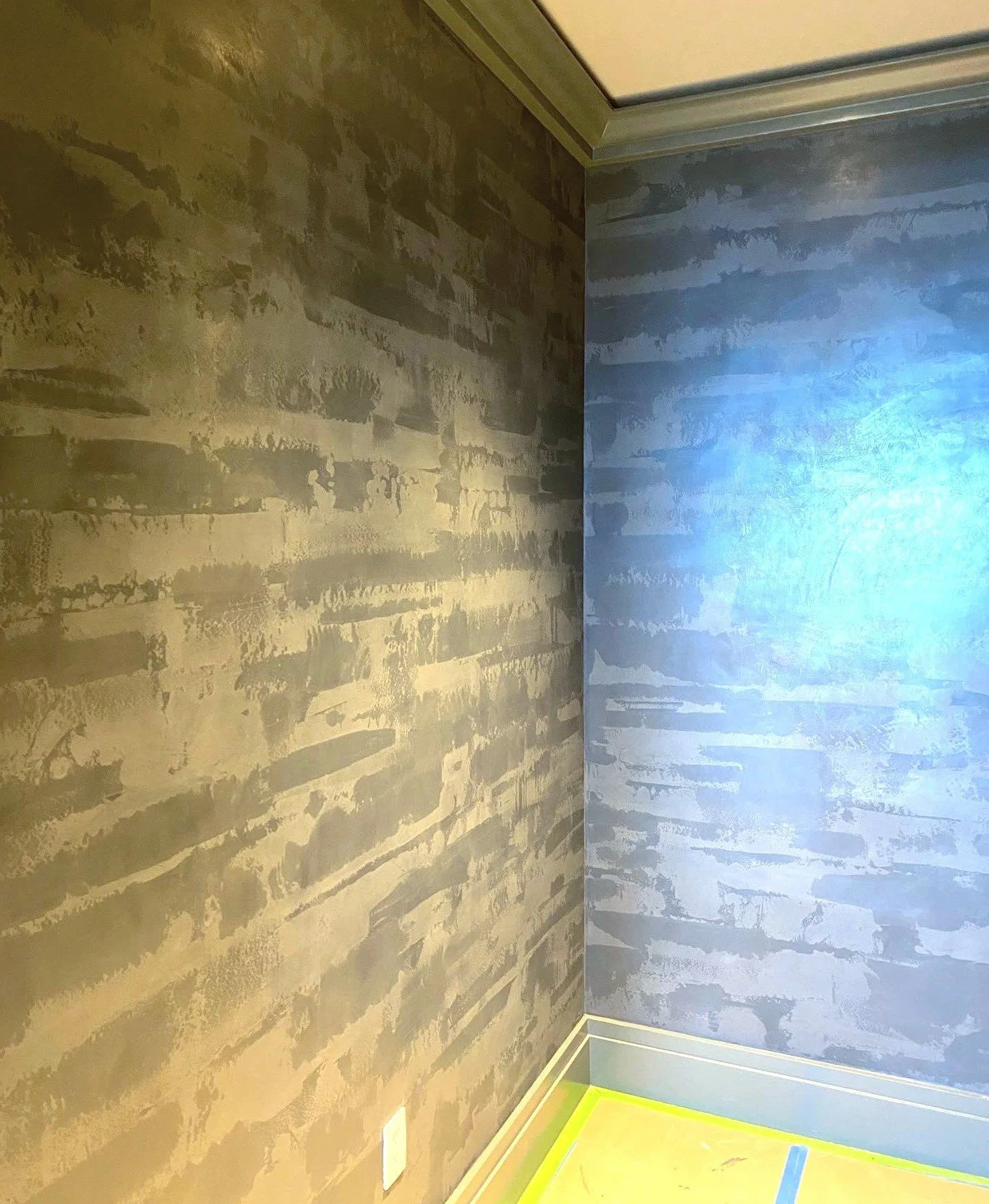 "Camoflage" Venetian Plaster, NYC