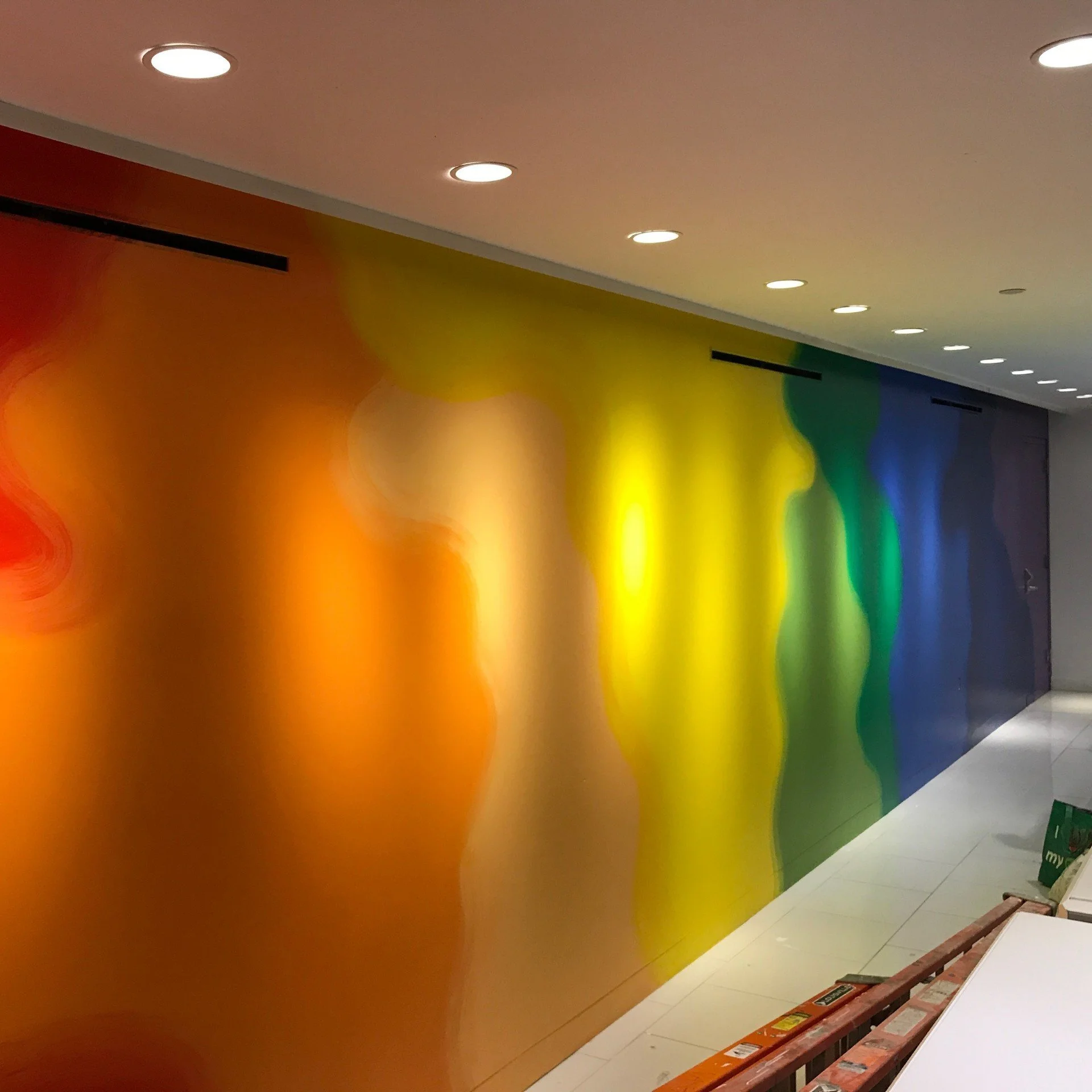 Rainbow Mural, Macy's Retail NYC