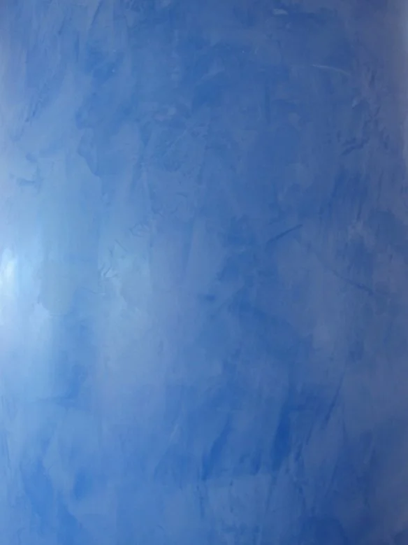 Detail / Blue Venetian Plaster