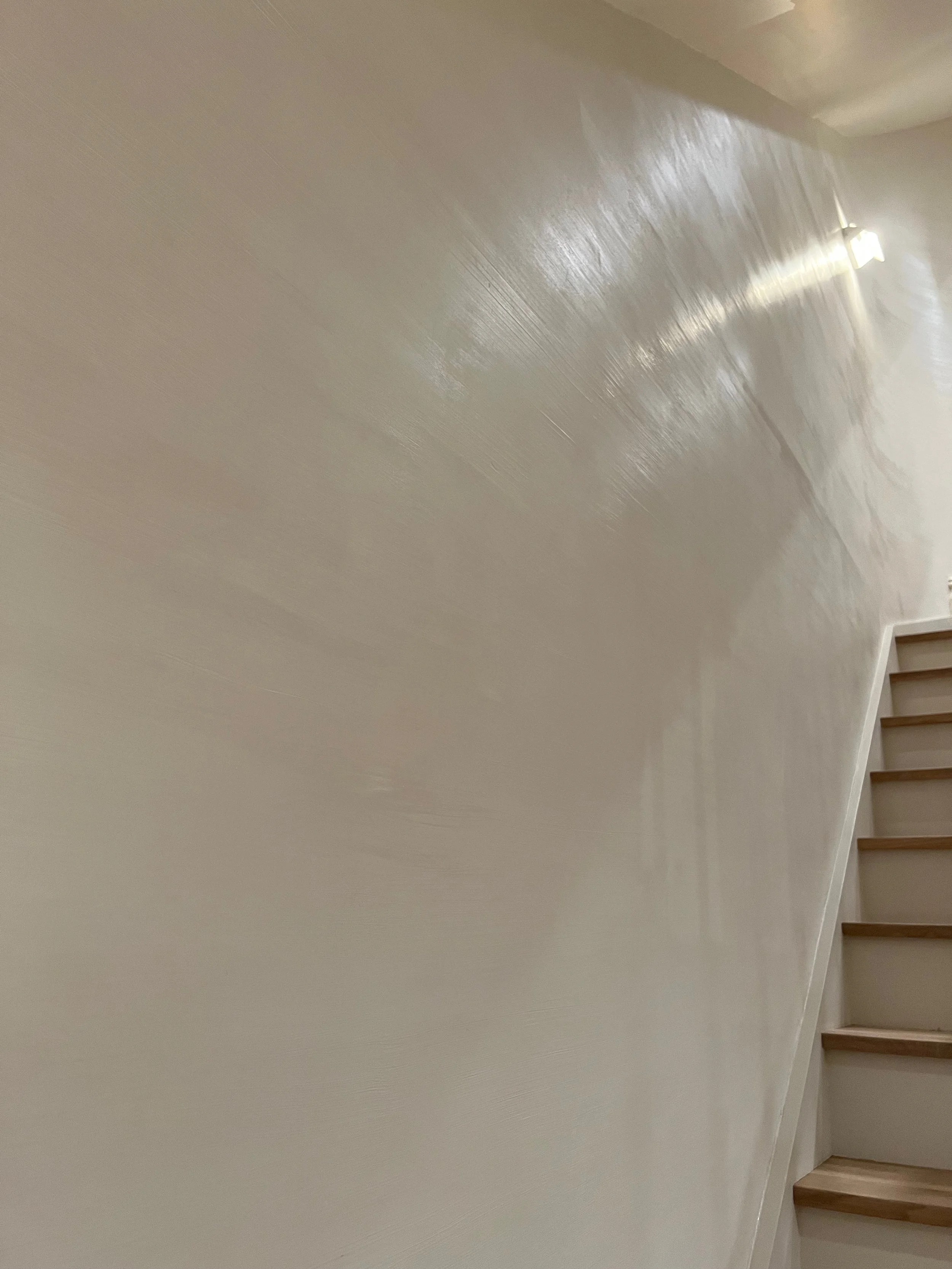 Custom Brushed Venetian Plaster, NYC