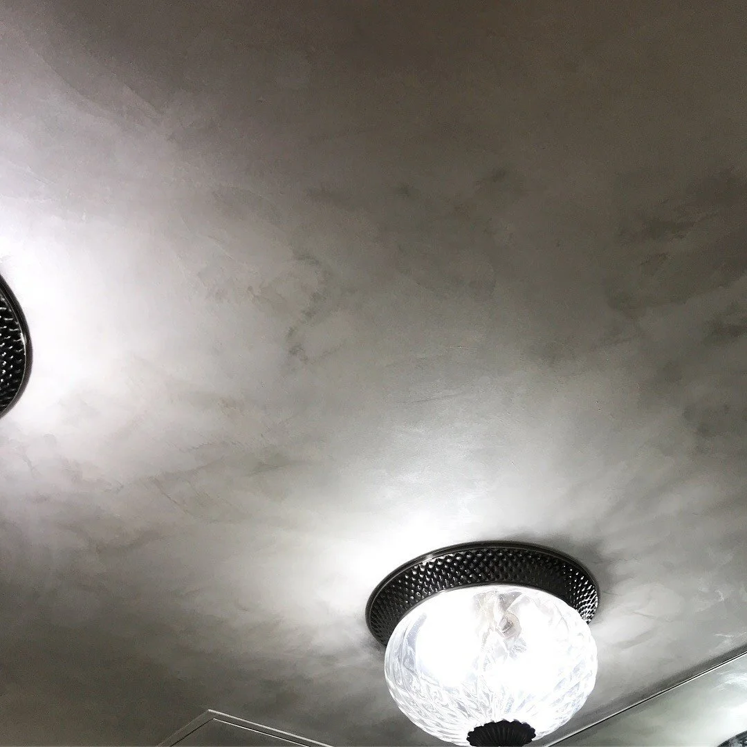 Metallic Venetian Plaster Ceiling, NYC