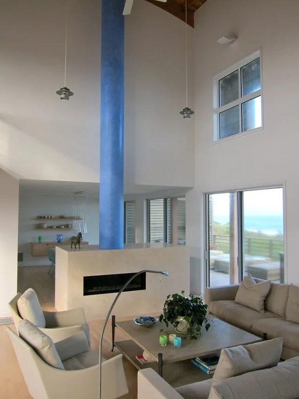 Venetian Plaster Column, Block Island, NY