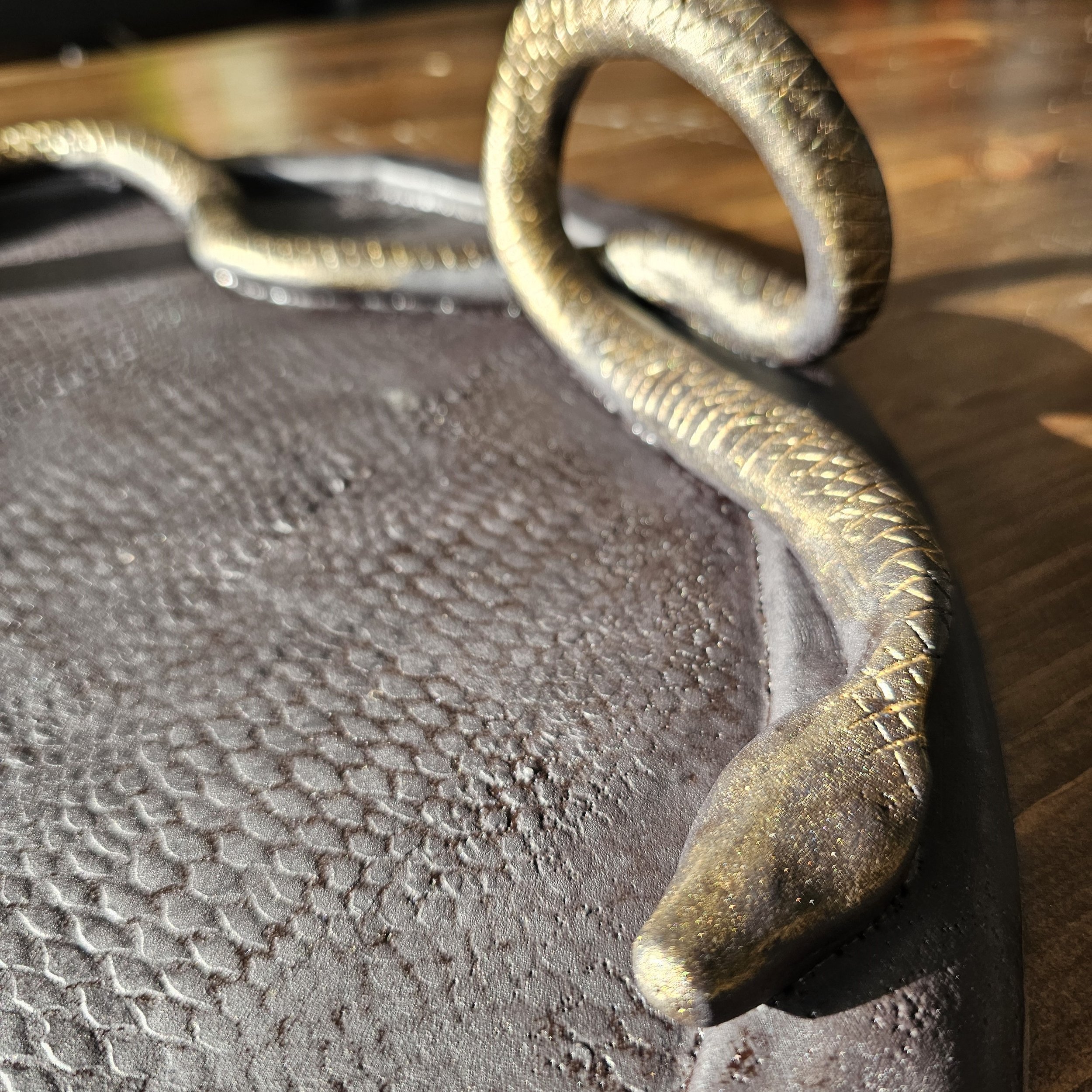 Black and Gold Snake Tray