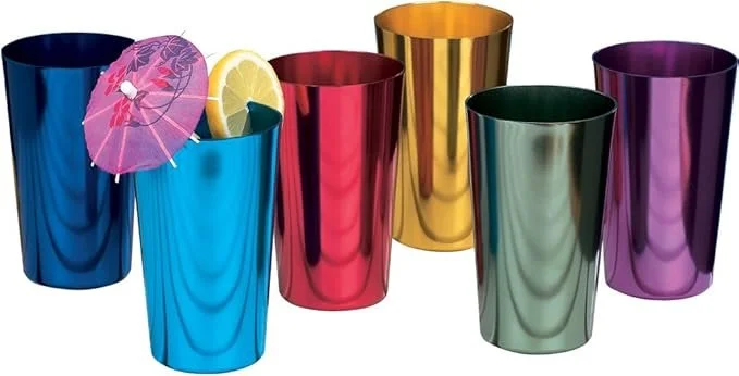 Retro Jewel Aluminum Tumblers