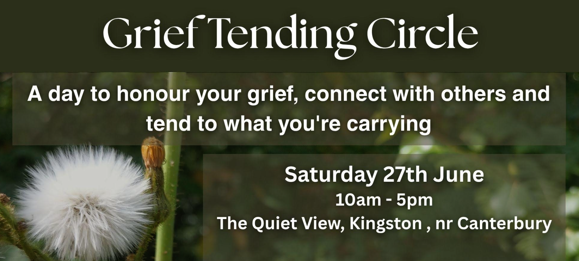 Grief Tending Circle