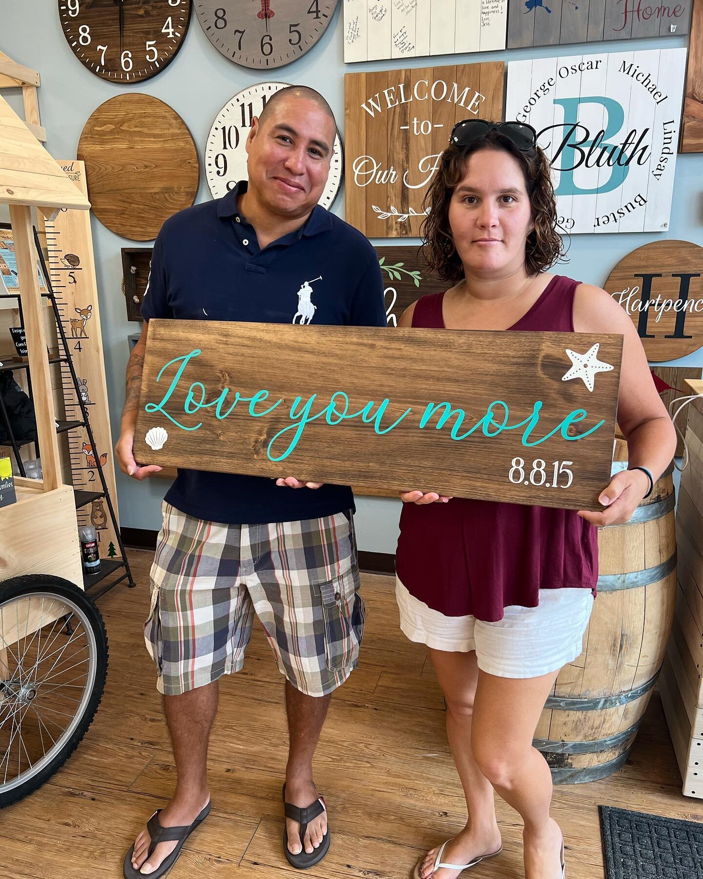 We love this gorgeous anniversary sign! Thank you all! 🐚

Plan your next date at Words on Wood! Workshop dates and sign ups are available at wordsonwood.com 

-
-
-
#wordsonwood #wordsonwoodus #wordsonwoodct #wordsonwoodparty #thingstodoinconnecticu