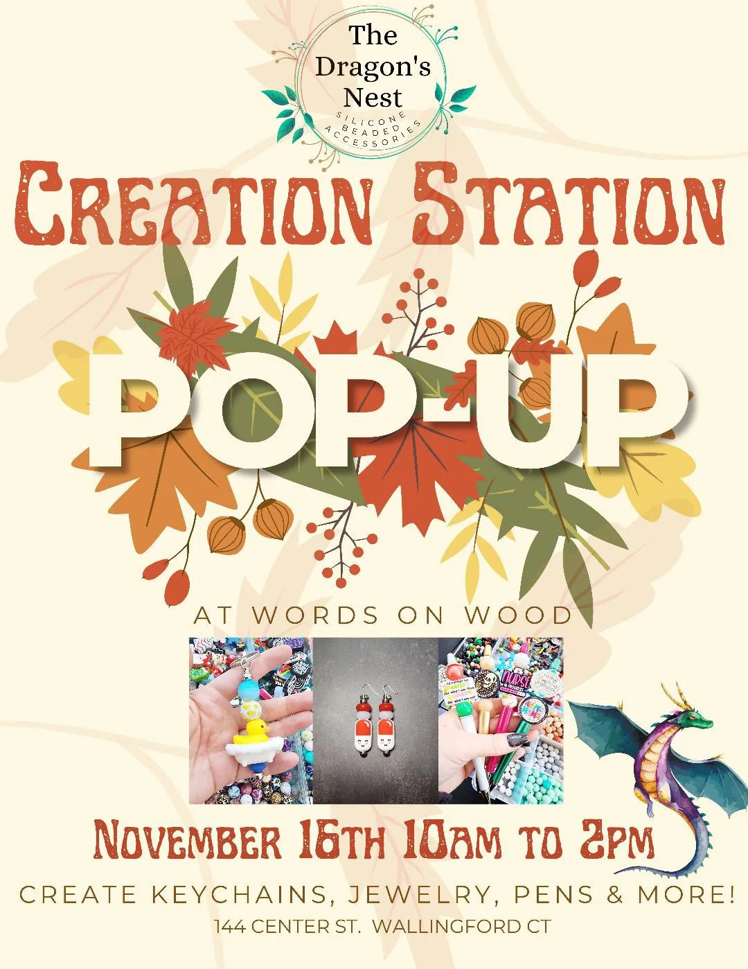 Dragon's Nest Creation Station Pop Up