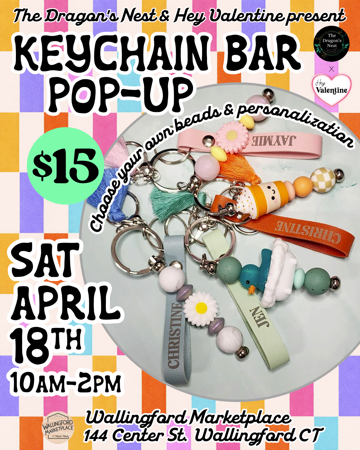 Keychain Bar Pop-Up
