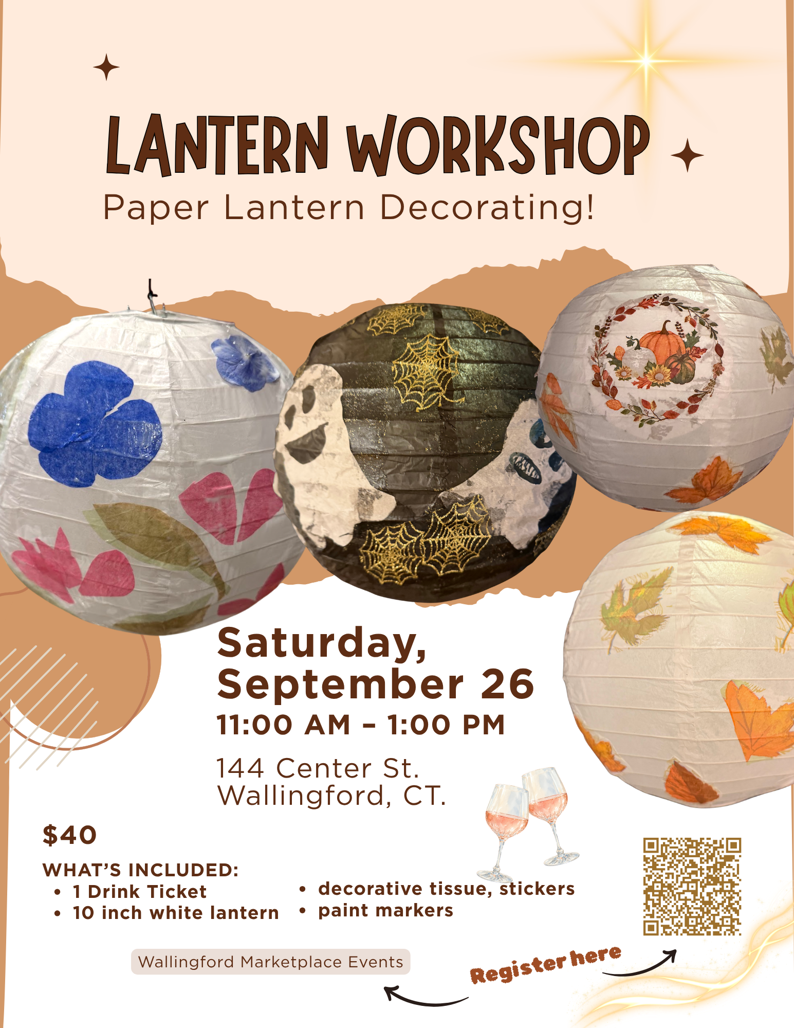 Paper Lantern Workshop hosted by Jade Dragon