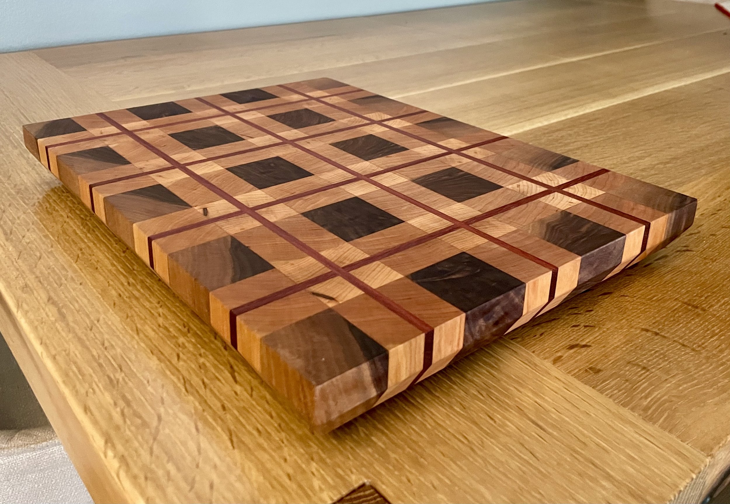 Plaid Charcuterie Board