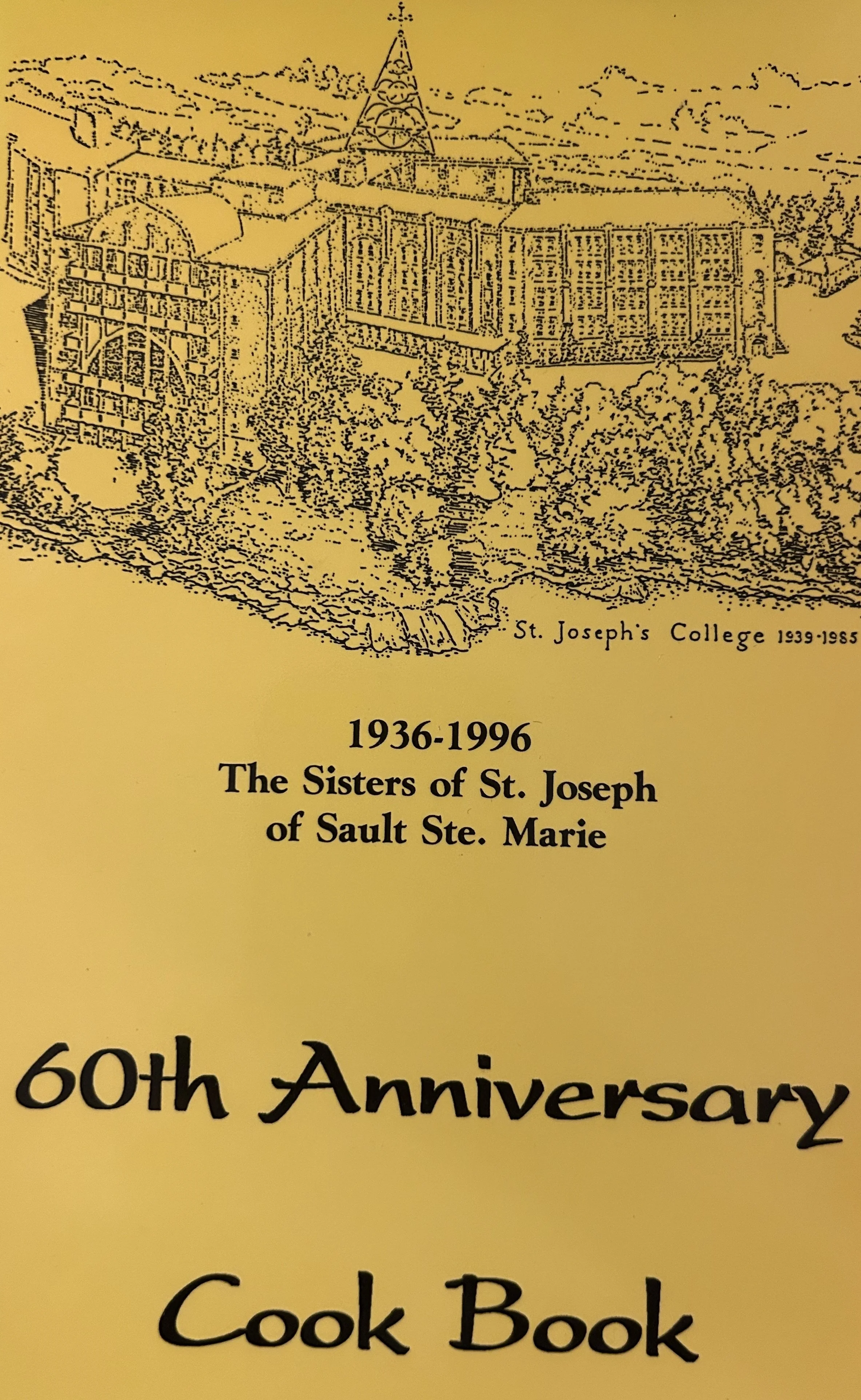 60th Anniversary Cookbook - Sisters of St. Joseph