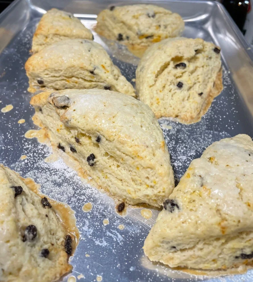 Scones Lola โค๏ธ! Orders start soon! DM for pricing and delivery ๐๐ฆ! 
#sweettreat