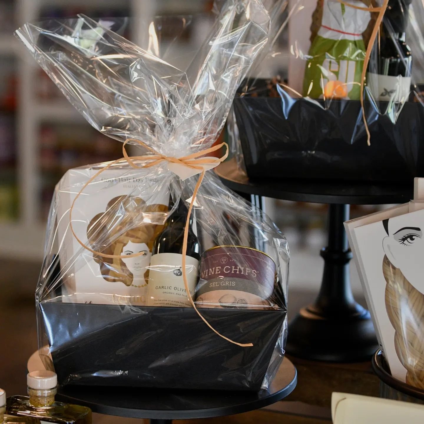 Mother's Day is this Sunday; celebrate the Mom or Mom Figure in your life with one of our gifts! Gift baskets with curated dry goods, oils, pastas and more, flower bouquets in all sizes, and a full special menu from which you can pick out a treat or 