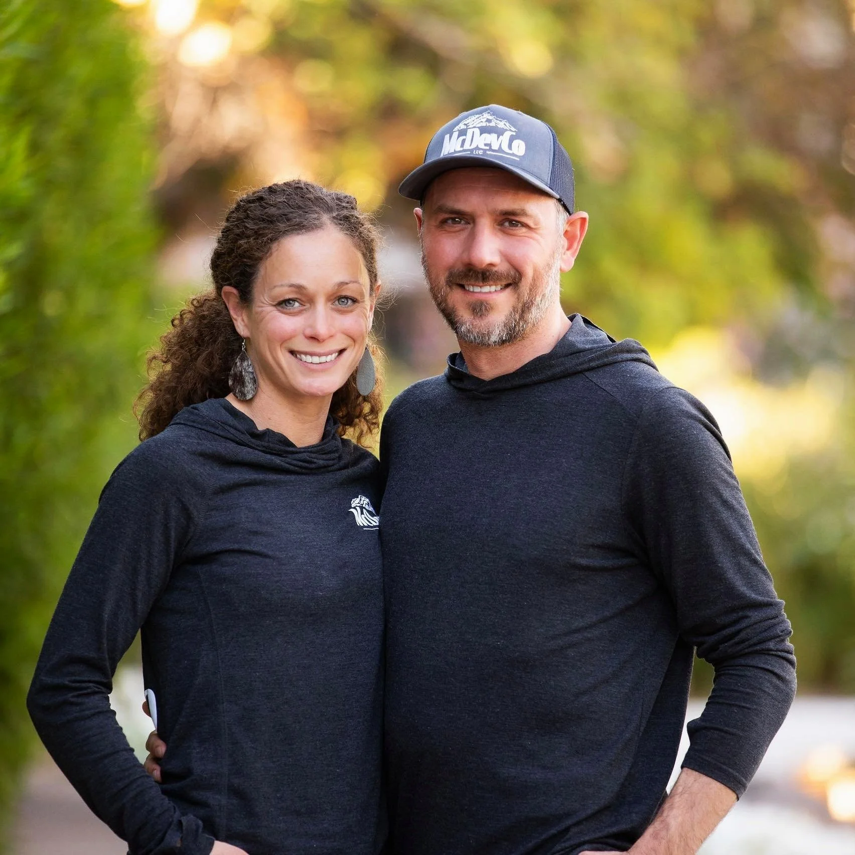 Sarah McCormick and Ian McCormick, owners of McDevCo, custom home builders in Telluride, Colorado.
