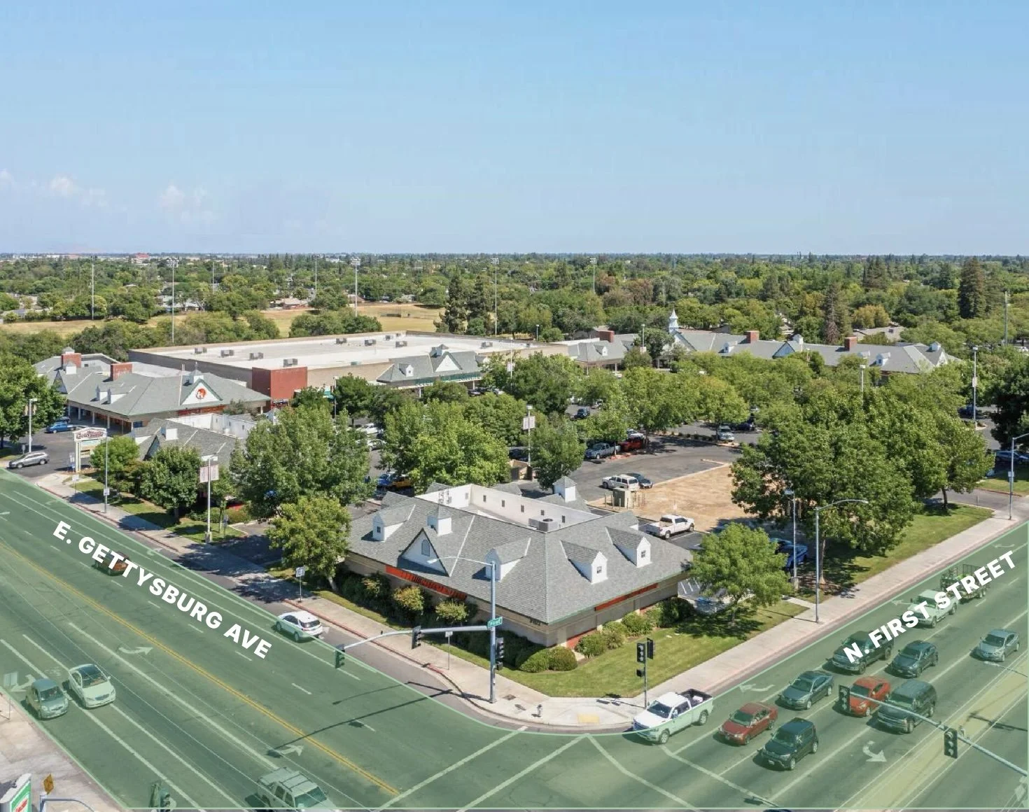 Gettysburg Address Shopping Center I 4542-4578 North 1st Street. Fresno, CA 93726