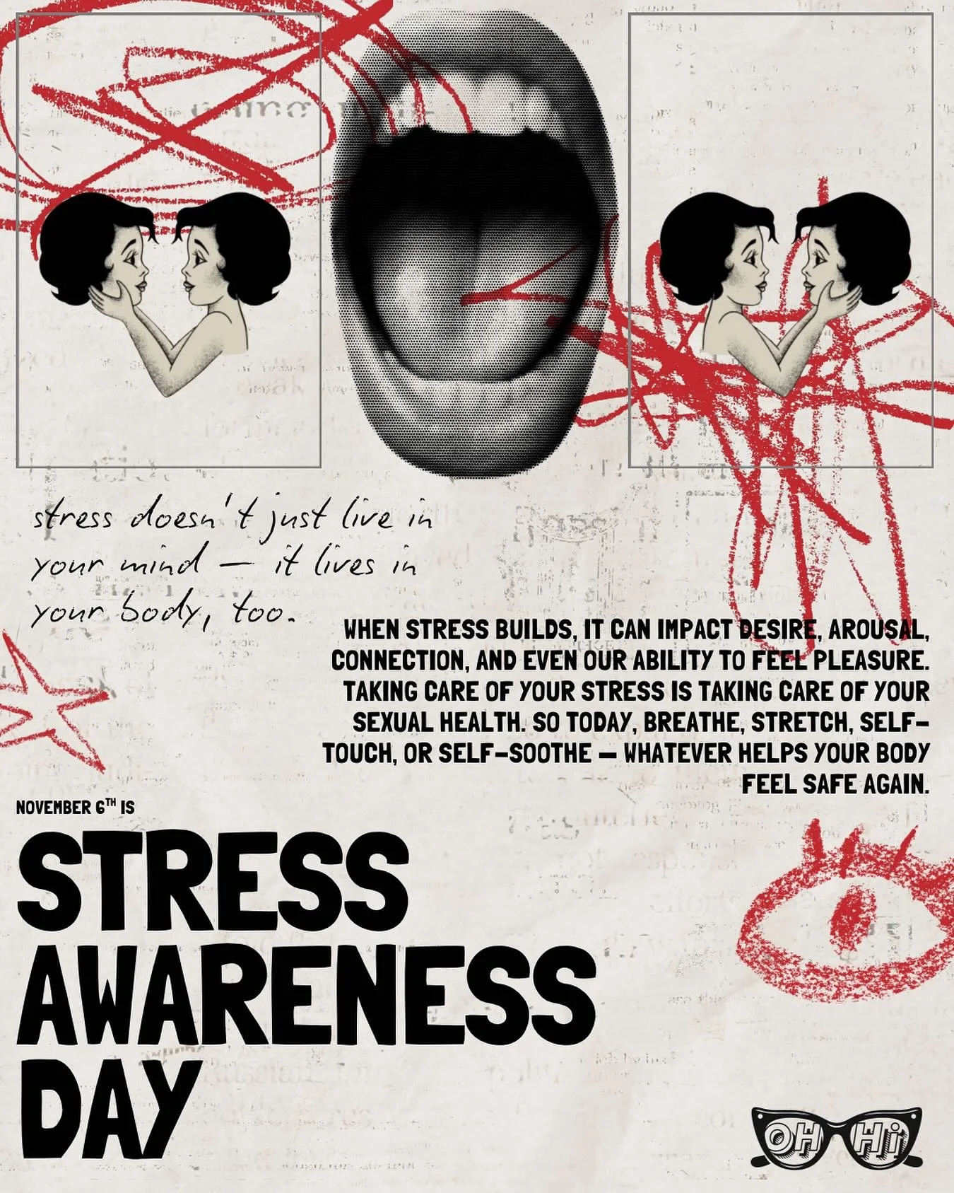Stress doesn&rsquo;t just affect your mind- it shows up in your body and relationships, too. 

Today on International Stress Awareness Day, remember that tending to your sexual health also means tending to your stress.

Find some time for yourself to
