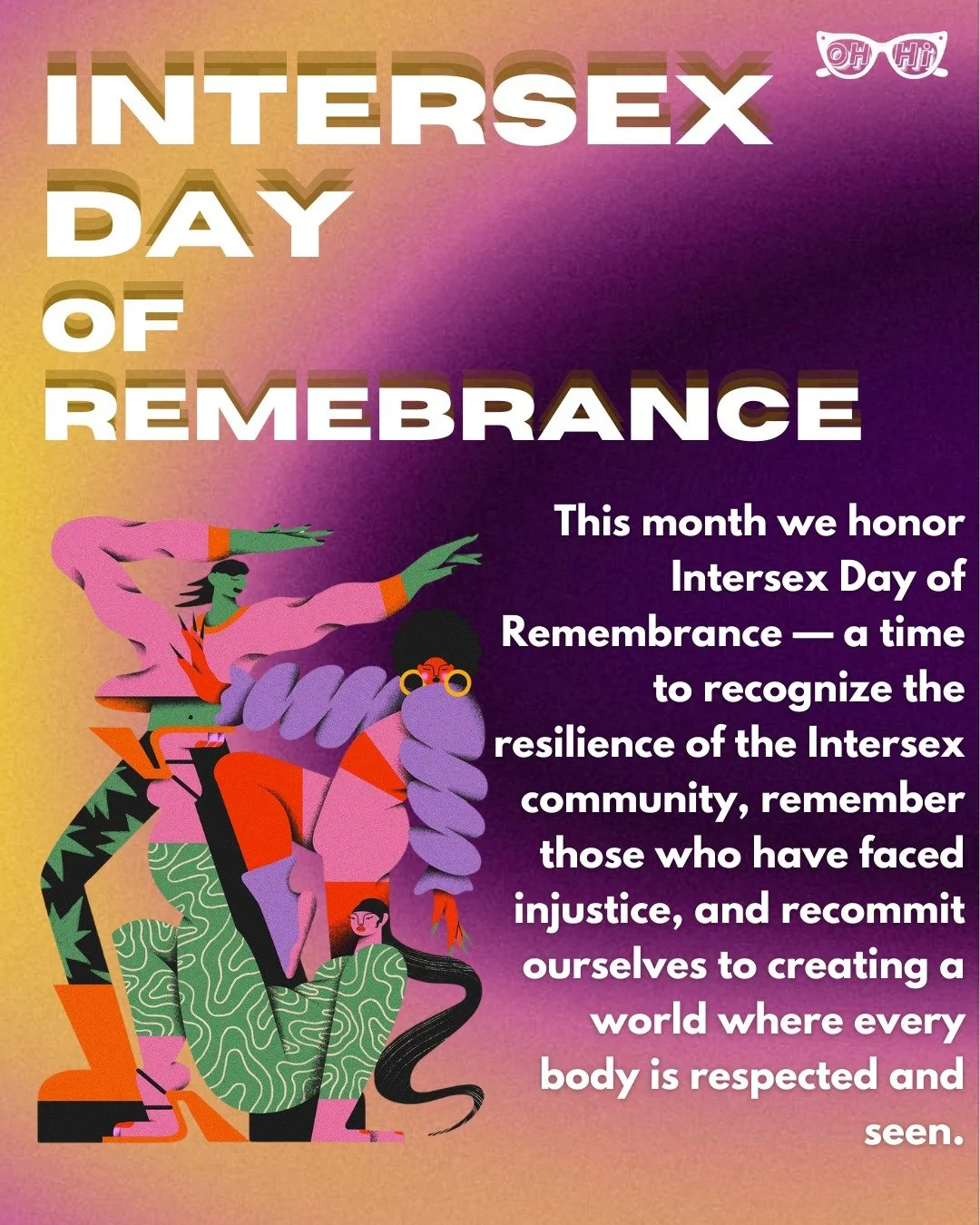 This month, we honor intersex lives and remember those impacted by stigma and medical harm. 💜

Intersex Day of Remembrance reminds us that visibility, consent, and bodily autonomy are human rights.

Let&rsquo;s continue to listen, learn, and stand w