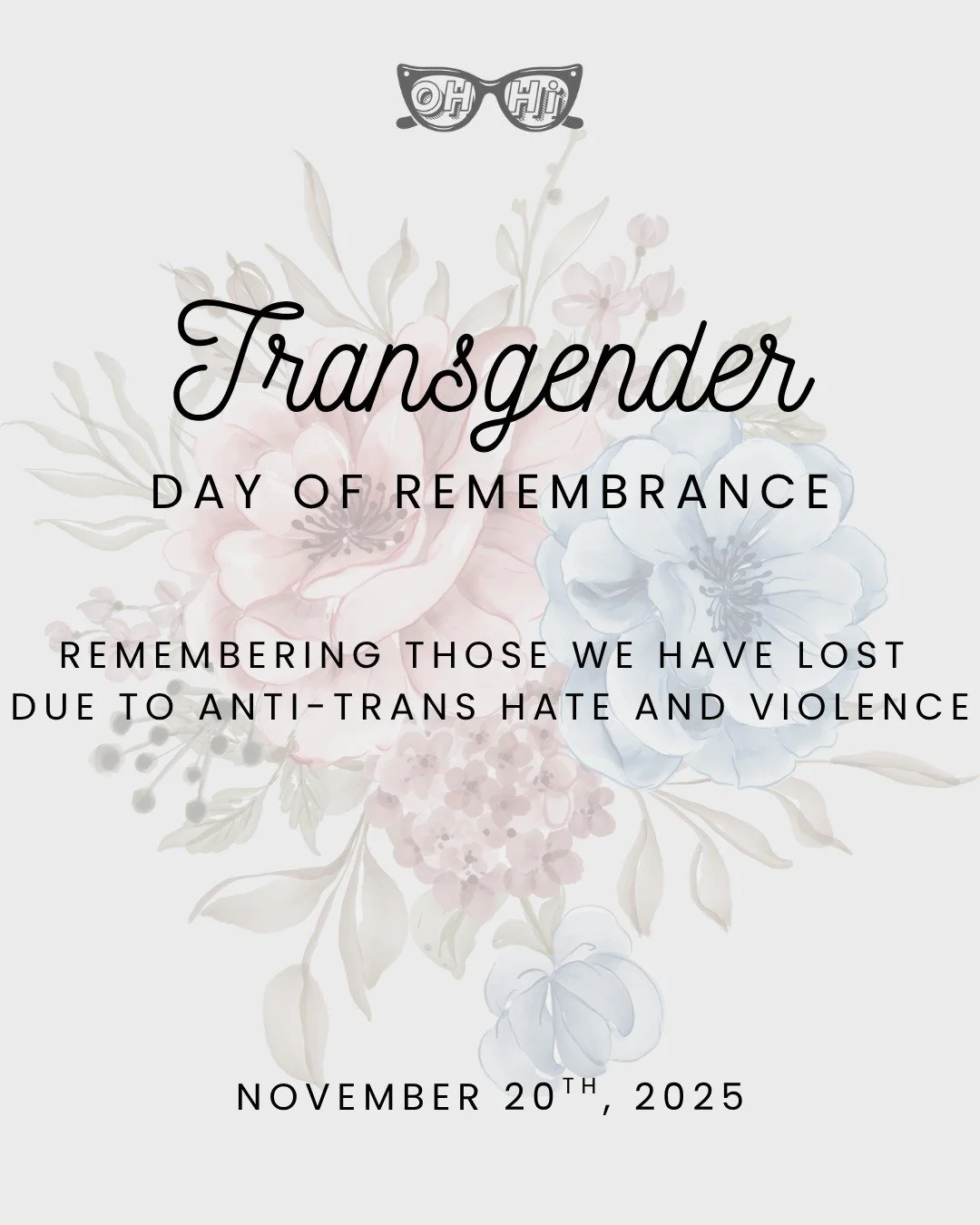 Today, on Trans Day of Remembrance, we hold space for the trans lives lost to violence, discrimination, and hate. This day is not just about mourning&mdash;it&rsquo;s a powerful reminder that our work toward justice, safety, and compassion is far fro