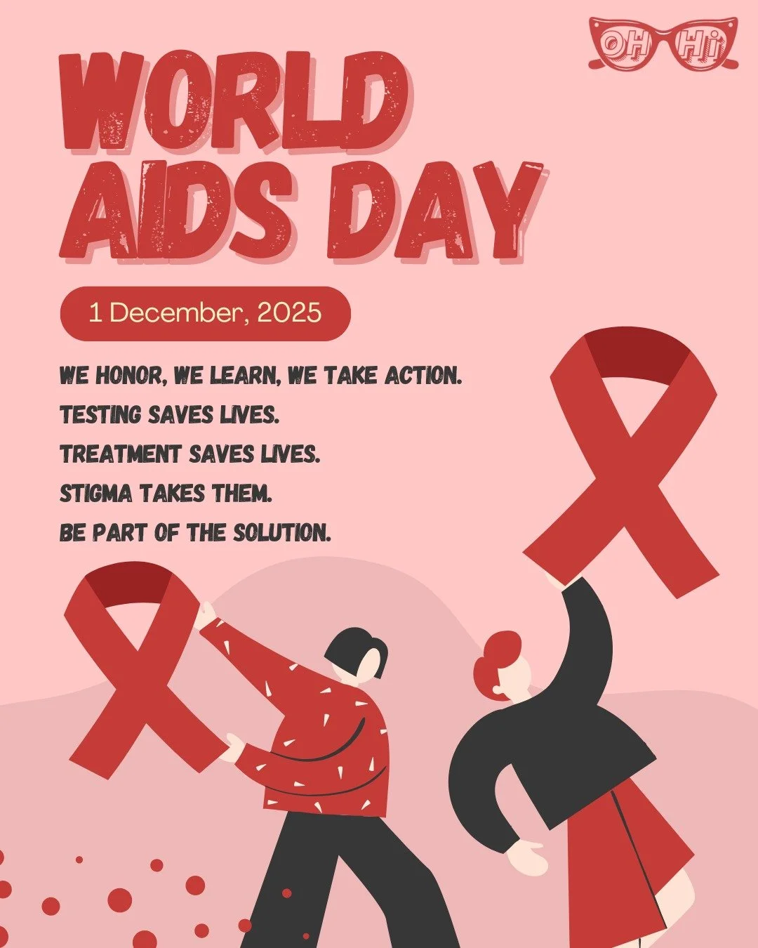 Today we honor those we&rsquo;ve lost, support those living with HIV, and continue the fight against stigma.

Knowing your status, accessing care, and sharing real information saves lives.
Pleasure and protection go hand in hand. 

Resources:

🔗 Tes