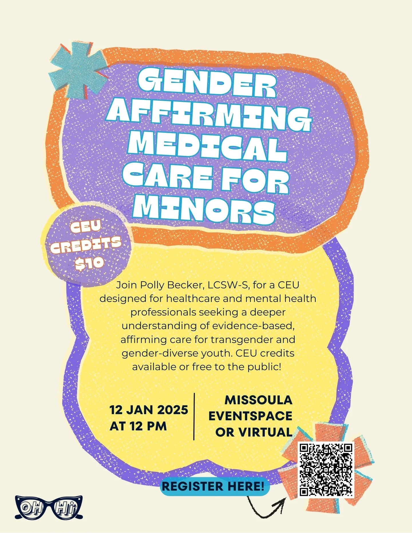 Hang with us in person or virtually for a unique and insightful Lunch &amp; Learn session led by Polly Becker. Join us for Gender Affirming Medical Care for Minors, a CEU designed for healthcare and mental health professionals seeking a deeper unders