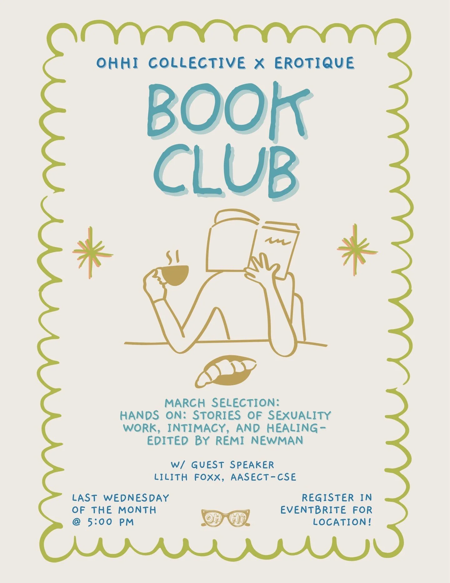 Join OhHi Collective and Erotique on March 25th at 5:00 PM in Bozeman for this month&rsquo;s book, Hands On: Stories of Sexuality Work, Intimacy, and Healing, edited by Remi Newman.

We&rsquo;re thrilled to welcome Lilith Foxx (she/her) as our guest 