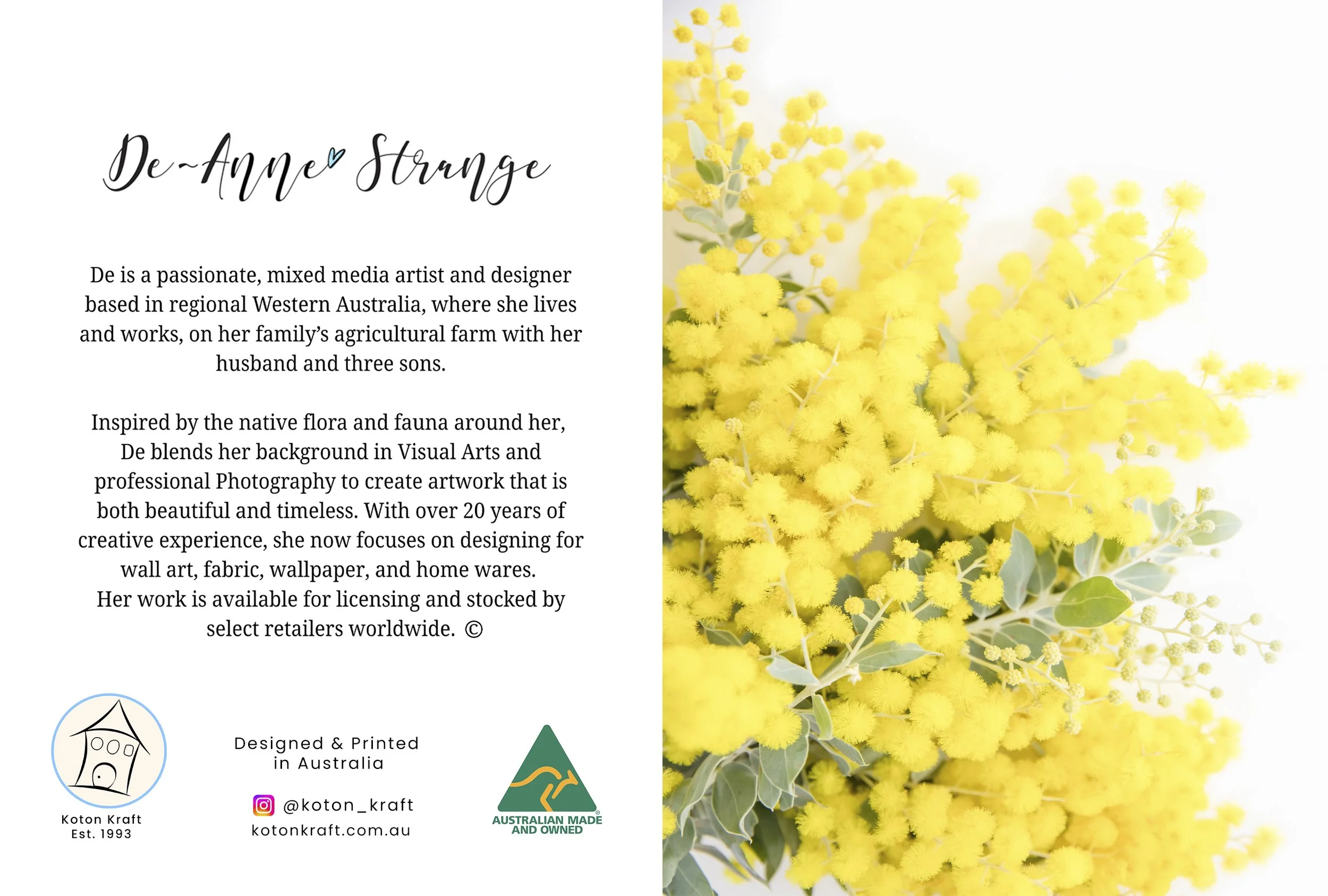 Gift Card - De-Anne Strange - Golden Wattle.jpg