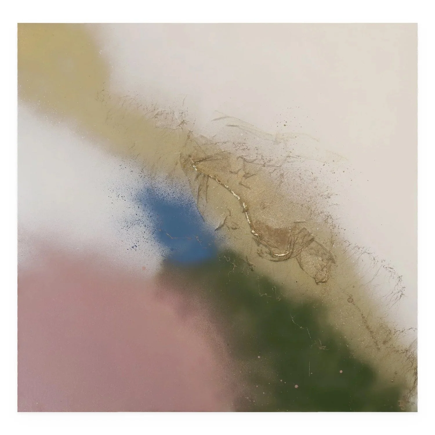 Thrive by De-Anne Strange, 2026, spray paint on canvas wrap