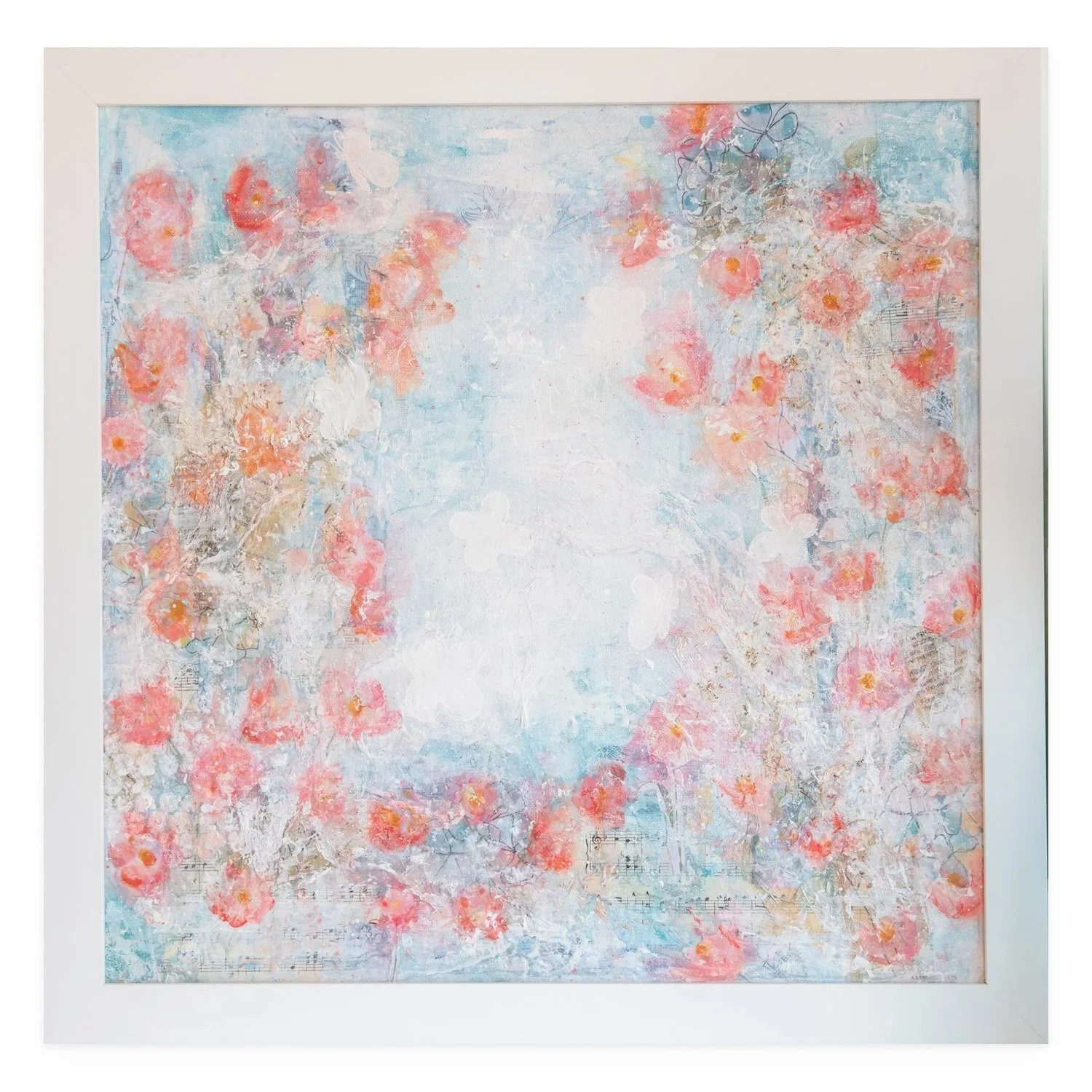 Everlasting Love by De-Anne Strange, mixed media on paper