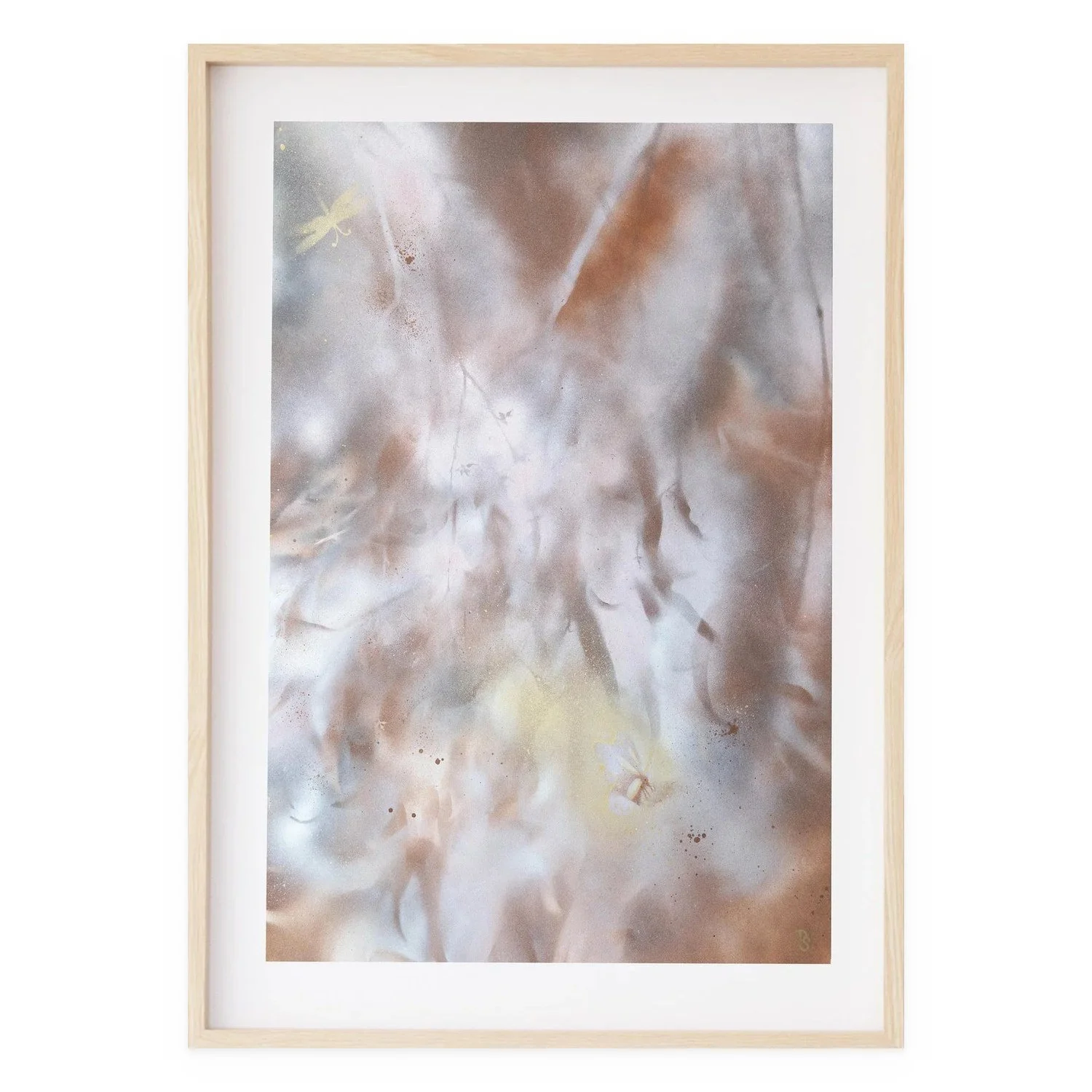 Soft Rose by De-Anne Strange, 2026, original painting on paper