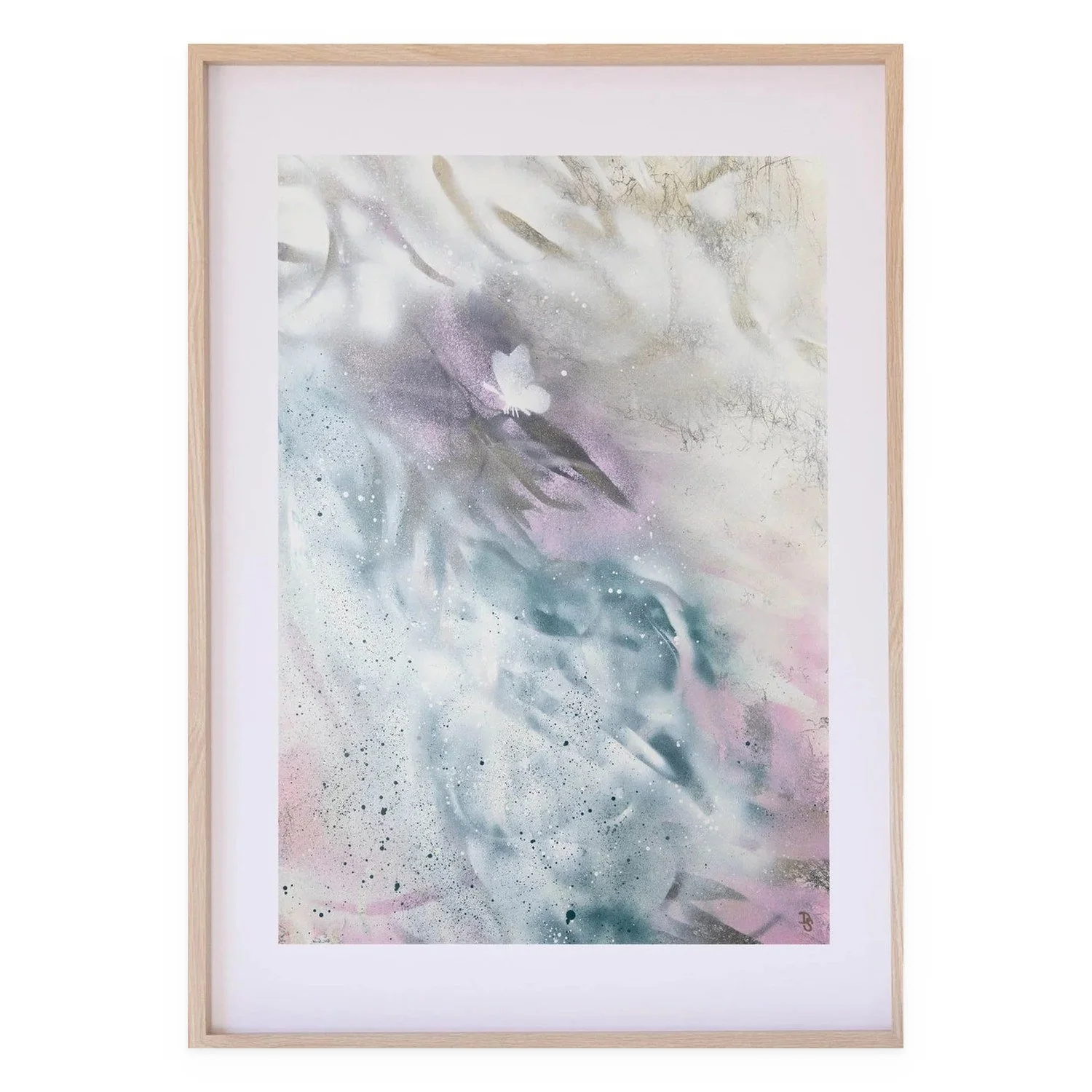 Rose Dust by De-Anne Strange, 2026, original painting on paper