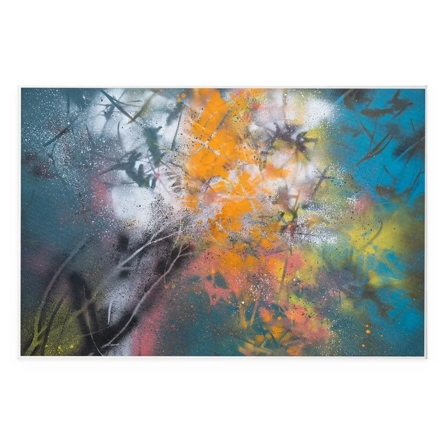 Golden Wattle Glow by De-Anne Strange, original painting on canvas