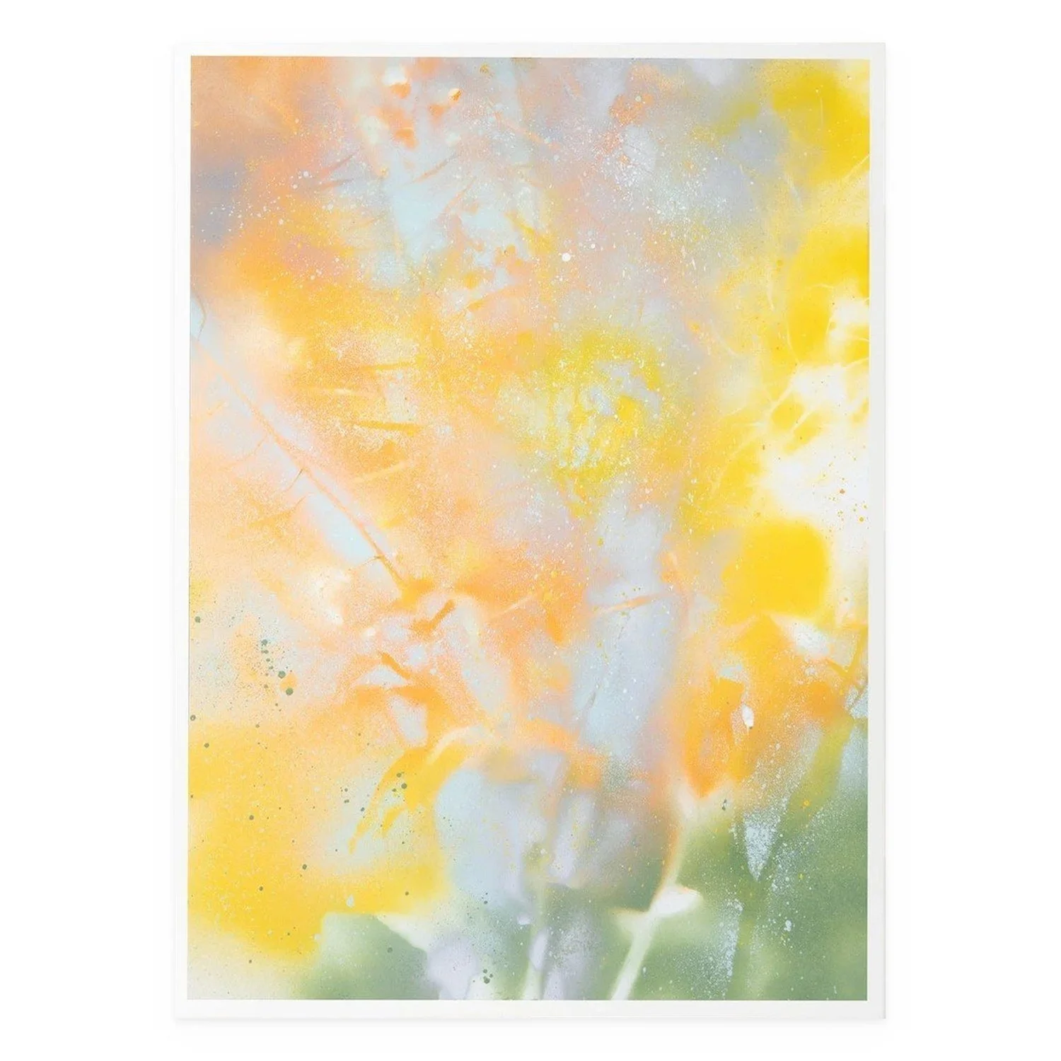 Golden Fields by De-Anne Strange, original painting on paper
