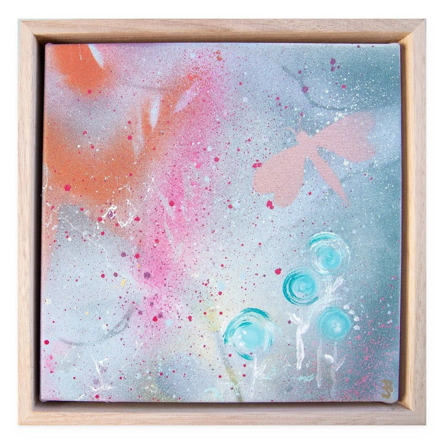 Awe by De-Anne Strange, 2026, mixed media on canvas