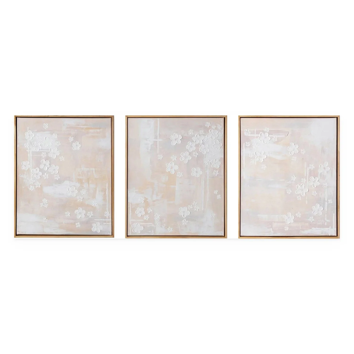 Blush Trio by De-Anne Strange, original painting on canvas