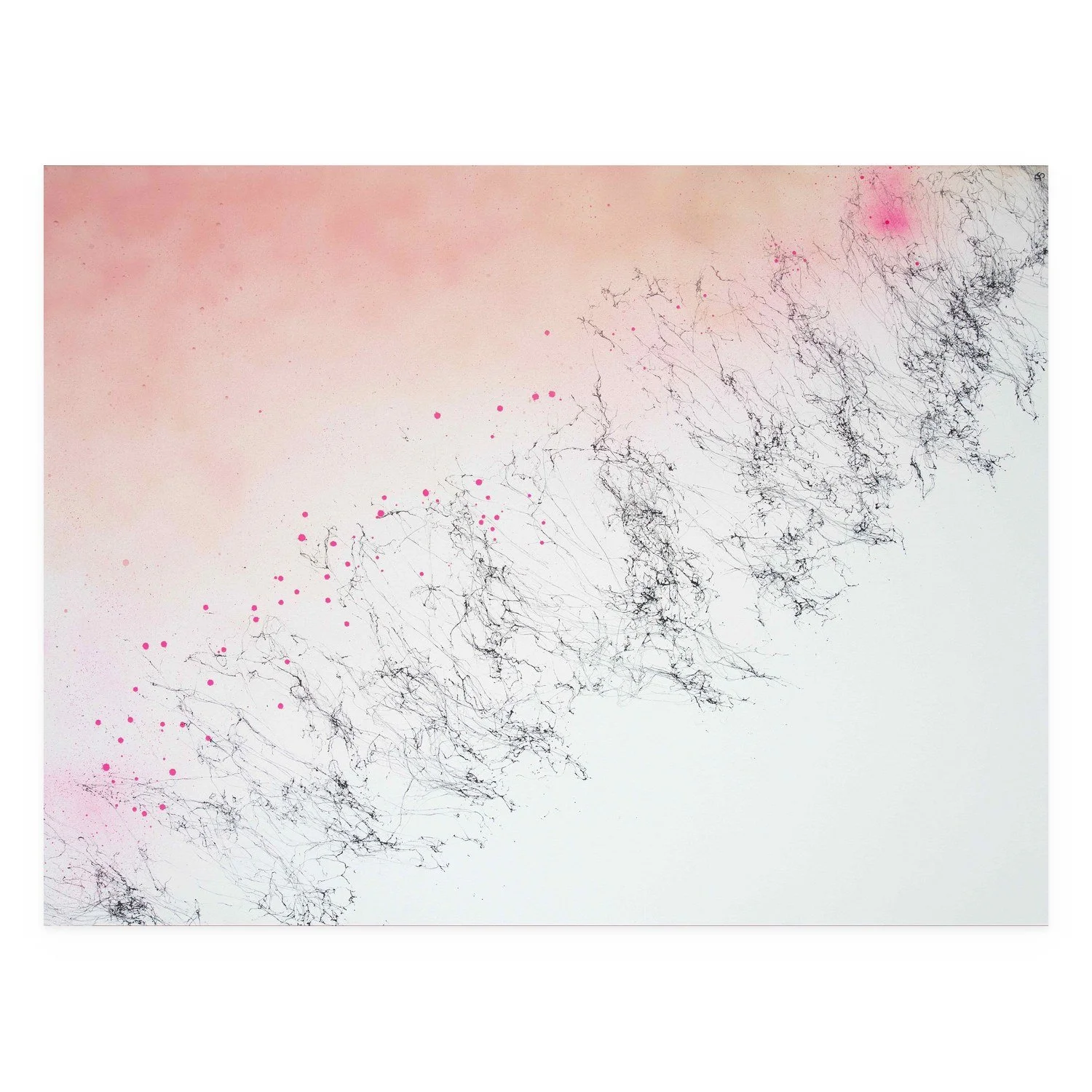 Grace by De-Anne Strange, 2026, spray paint on canvas wrap