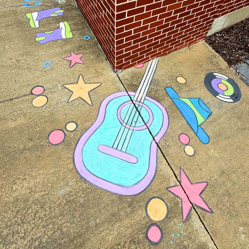 Bristol Rhythm and Roots Reunion Chalk Art