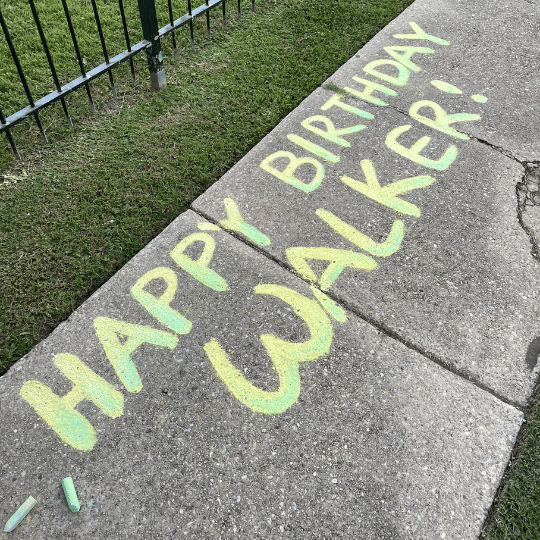 Birthday Chalk Lettering Disney Font