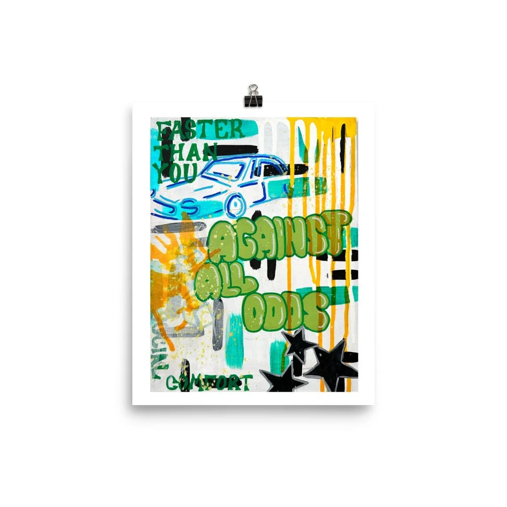 Against all odds print — flamsart
