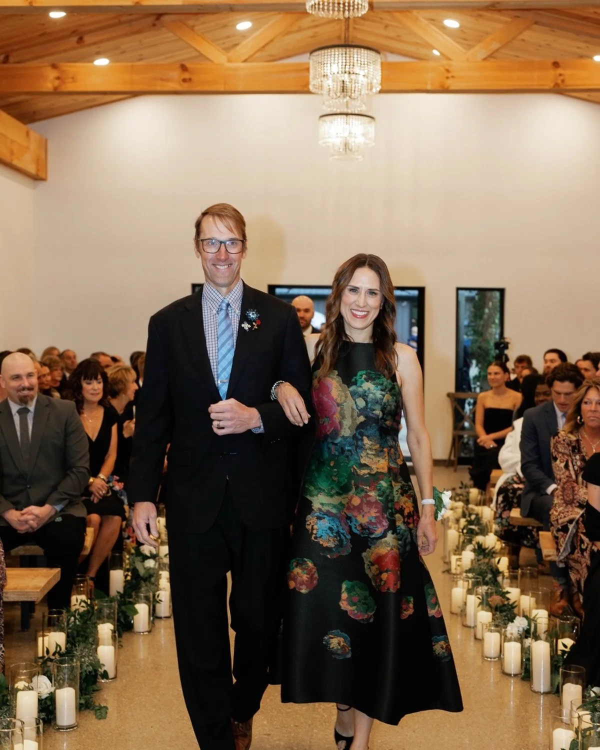 Andy and I are still basking in the joy of daughter 2.0  @livdotlevand wedding and the amazing dress borrowed from @_lisamoranltd_ ❤️❤️❤️❤️